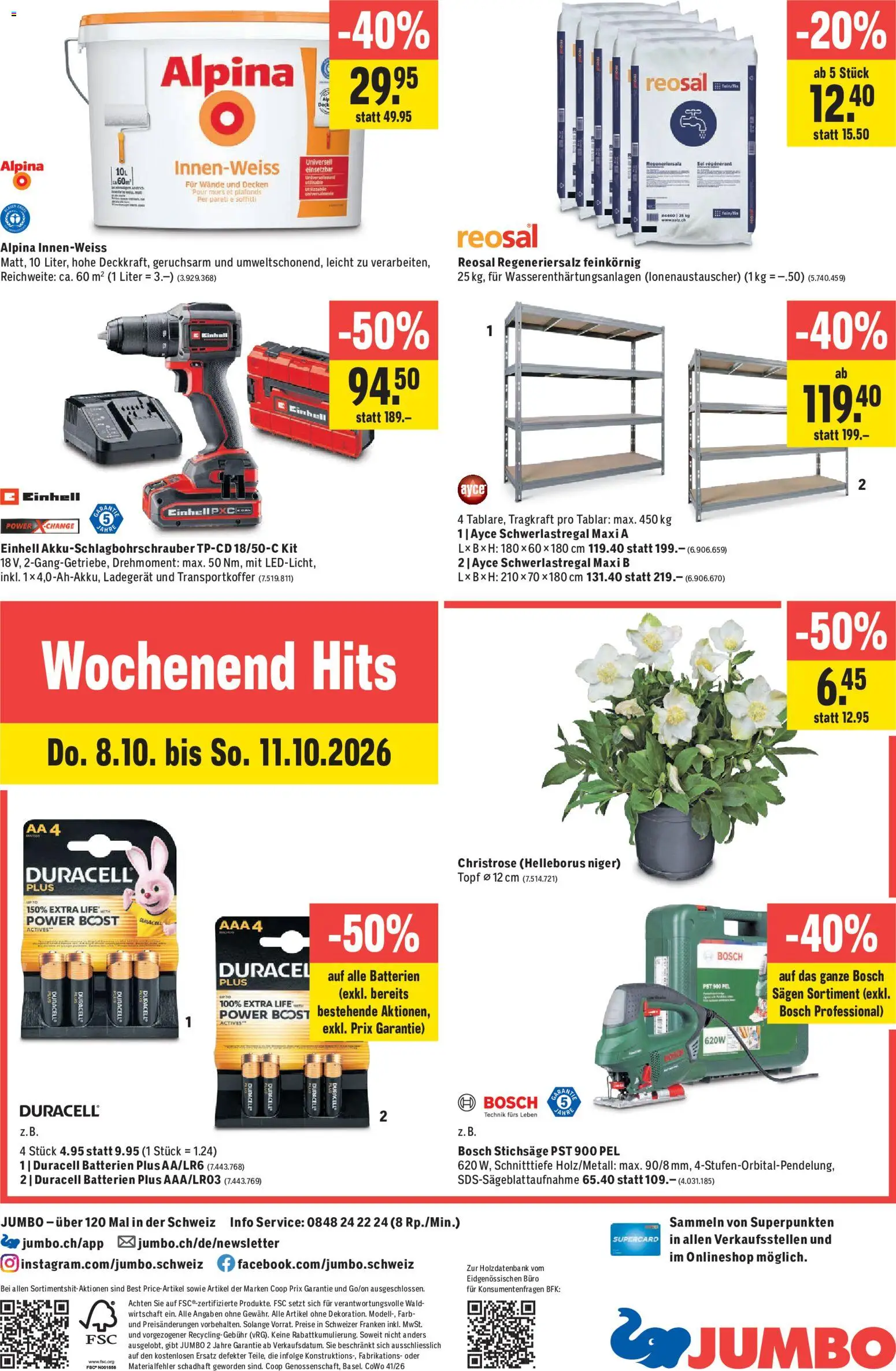 Jumbo aktionen Prospekt in Schweiz