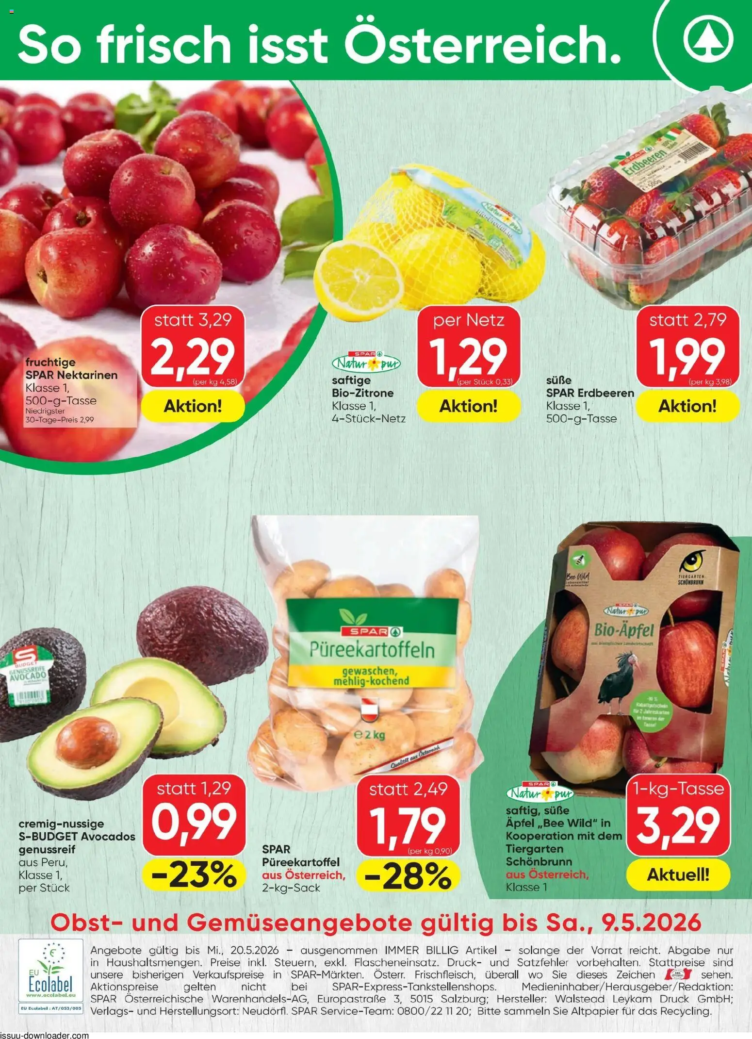 Jetzt sparen im Spar - Flugblatt 07.05.2026! Entdecken Sie die unschlagbaren Angebote | Österreich