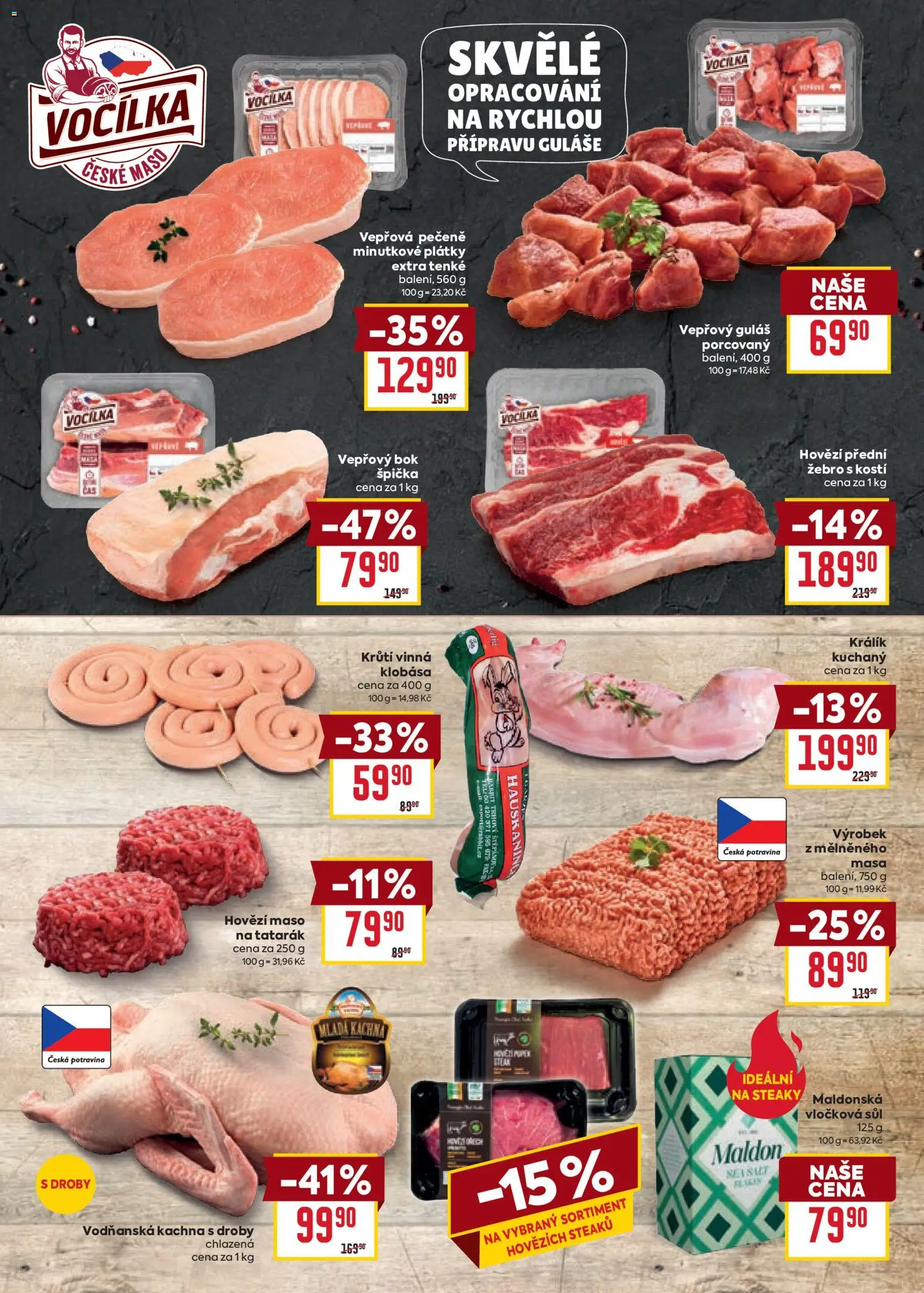 Billa Velký leták Leták in Česko