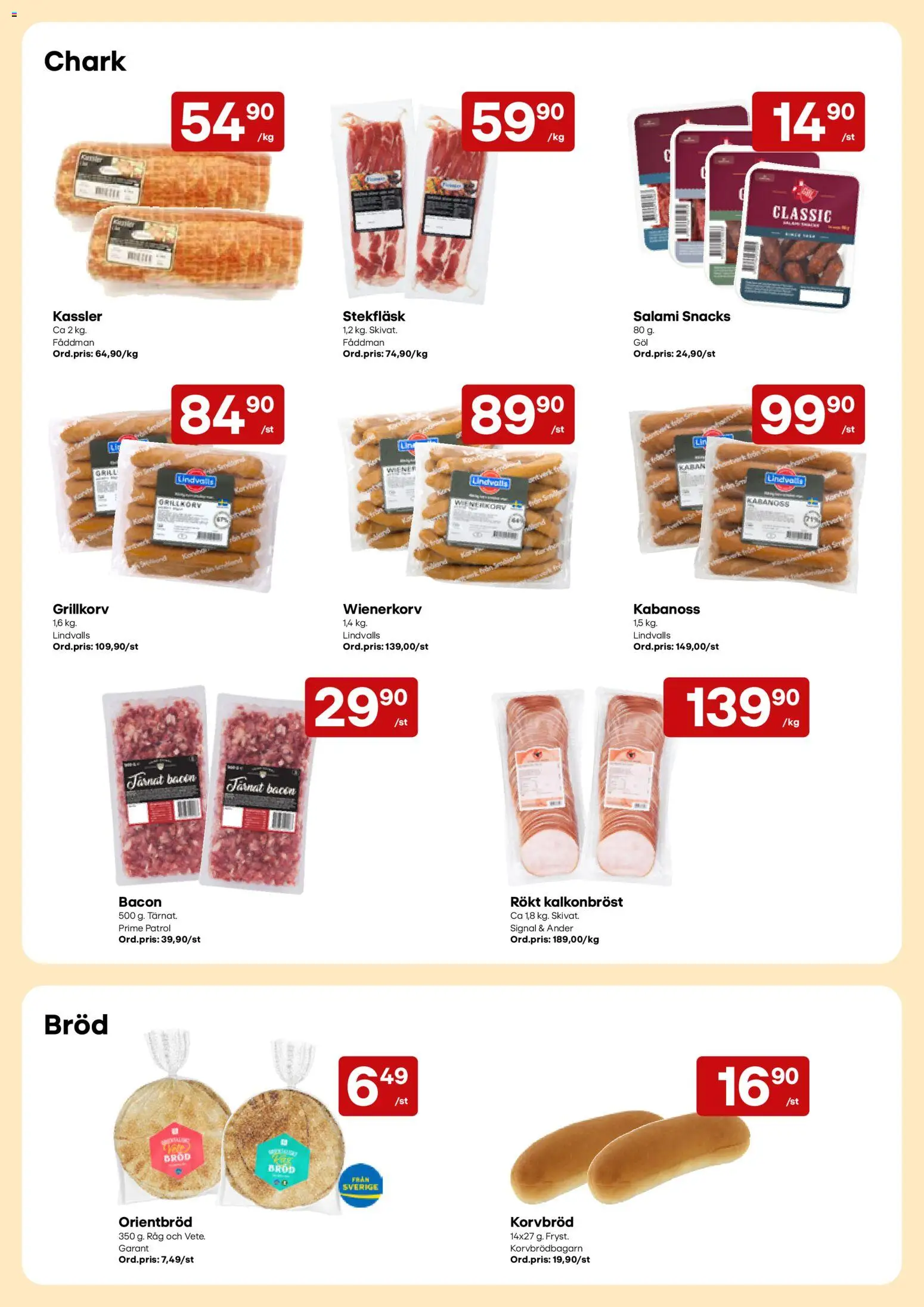 Snabbgross erbjudanden Reklamblad in Sverige