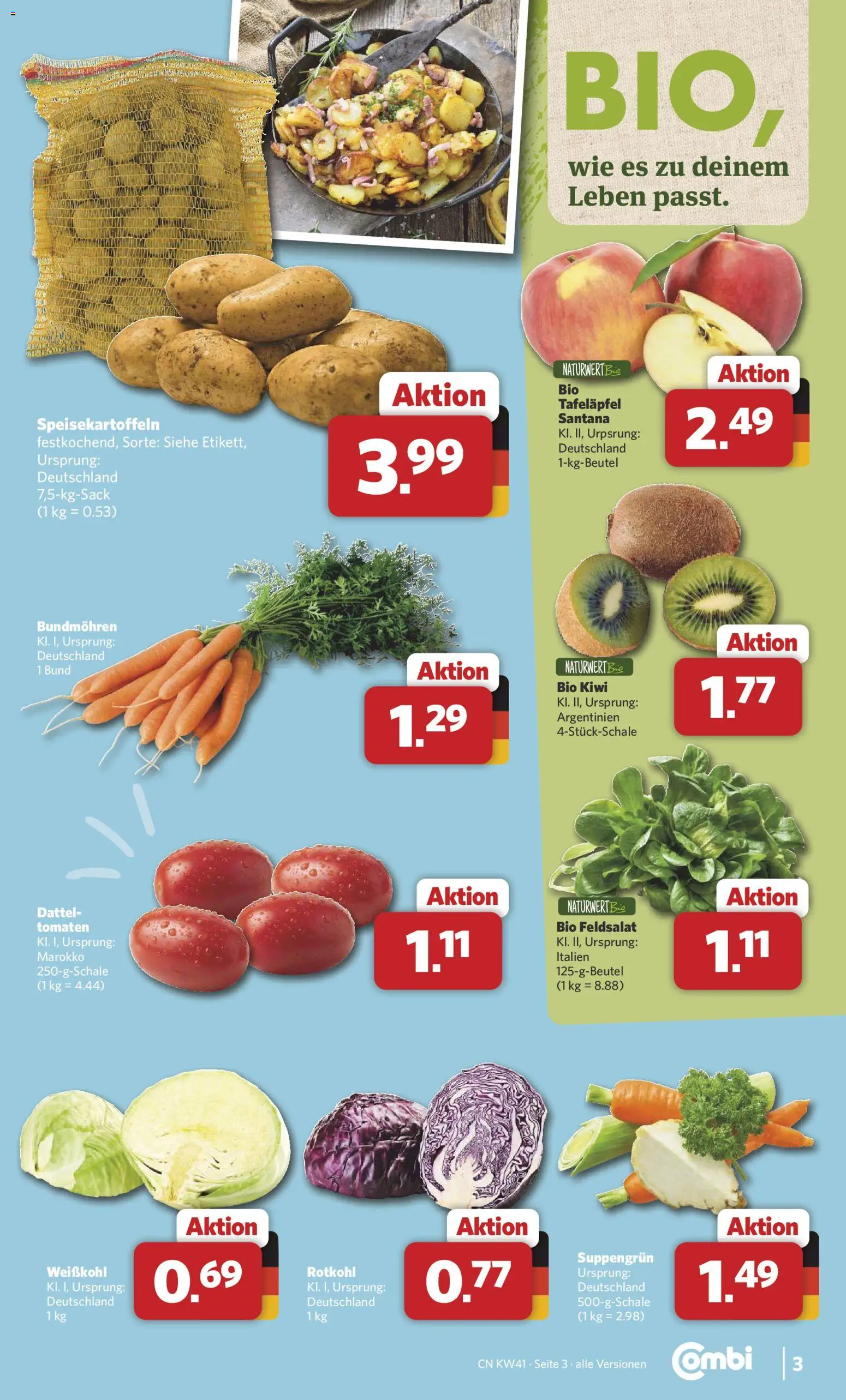 Combi Prospekt Prospekt in Deutschland