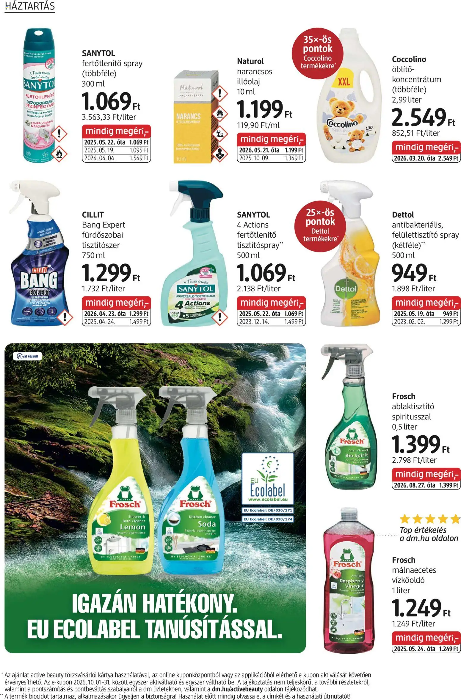 DM Drogerie Markt akciós újság Akciós újság in Magyarország