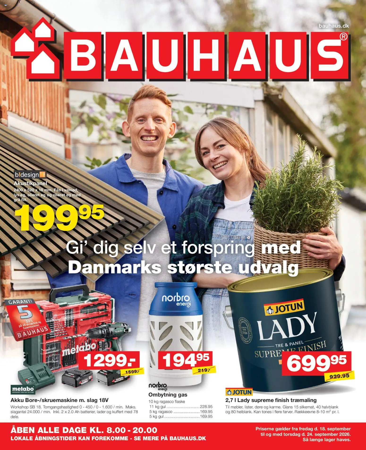 Bauhaus - Tilbudsavis uge 38 Tilbudsavis in Danmark
