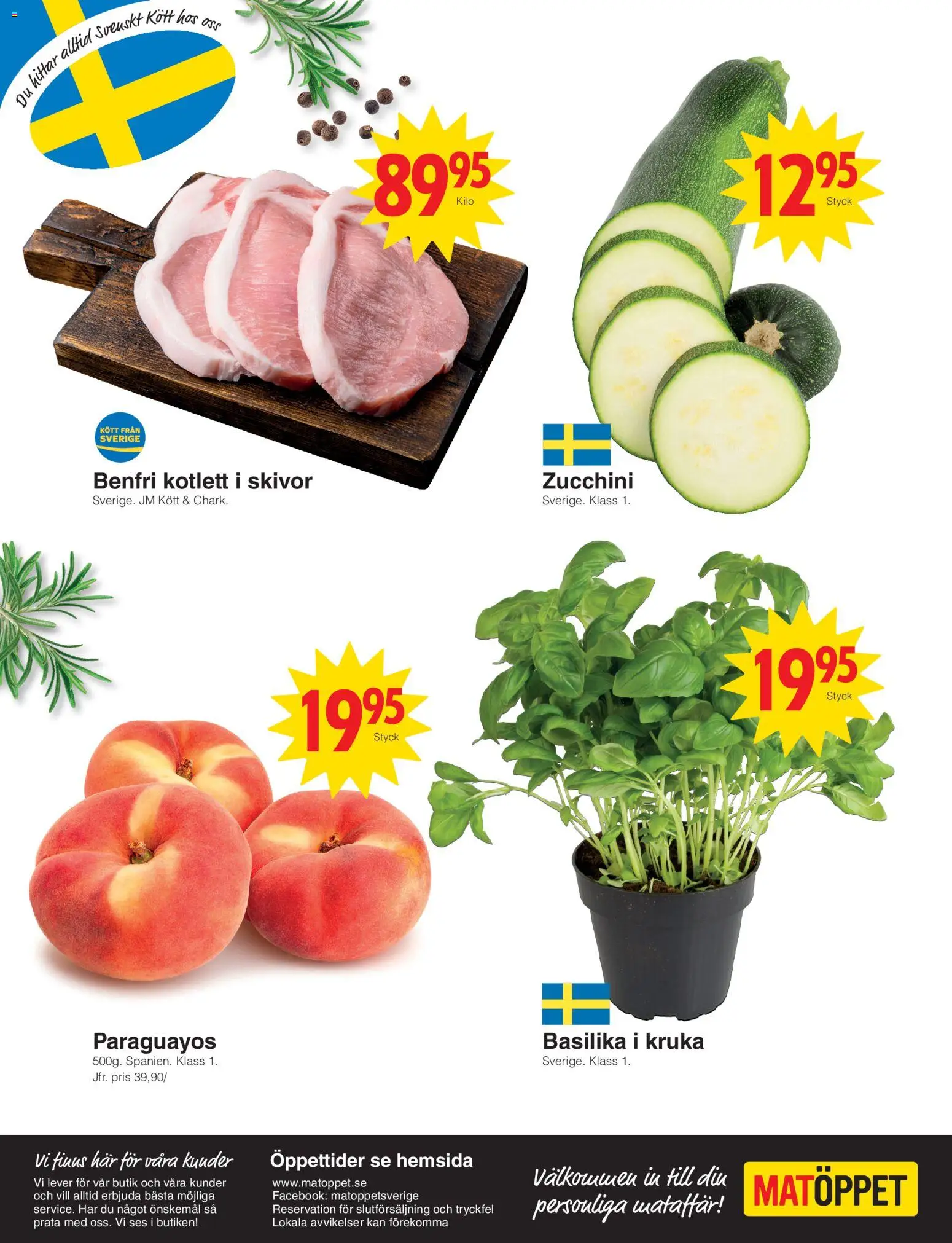 Nuvarande Matöppet erbjudanden från 📣 06/07/2026 - 12/07/2026 📣 | Sverige