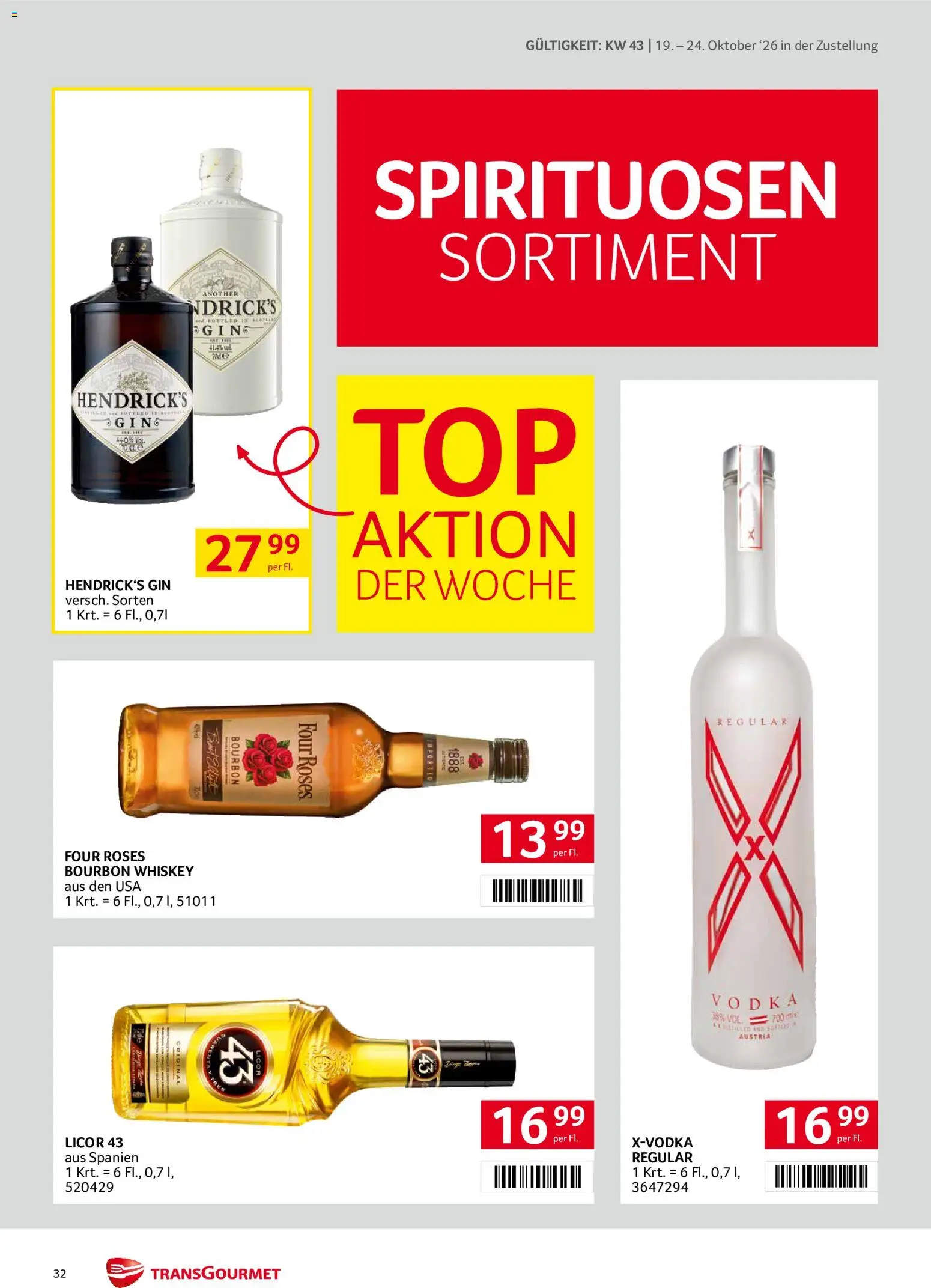 Transgourmet Flugblatt Flugblatt in Österreich