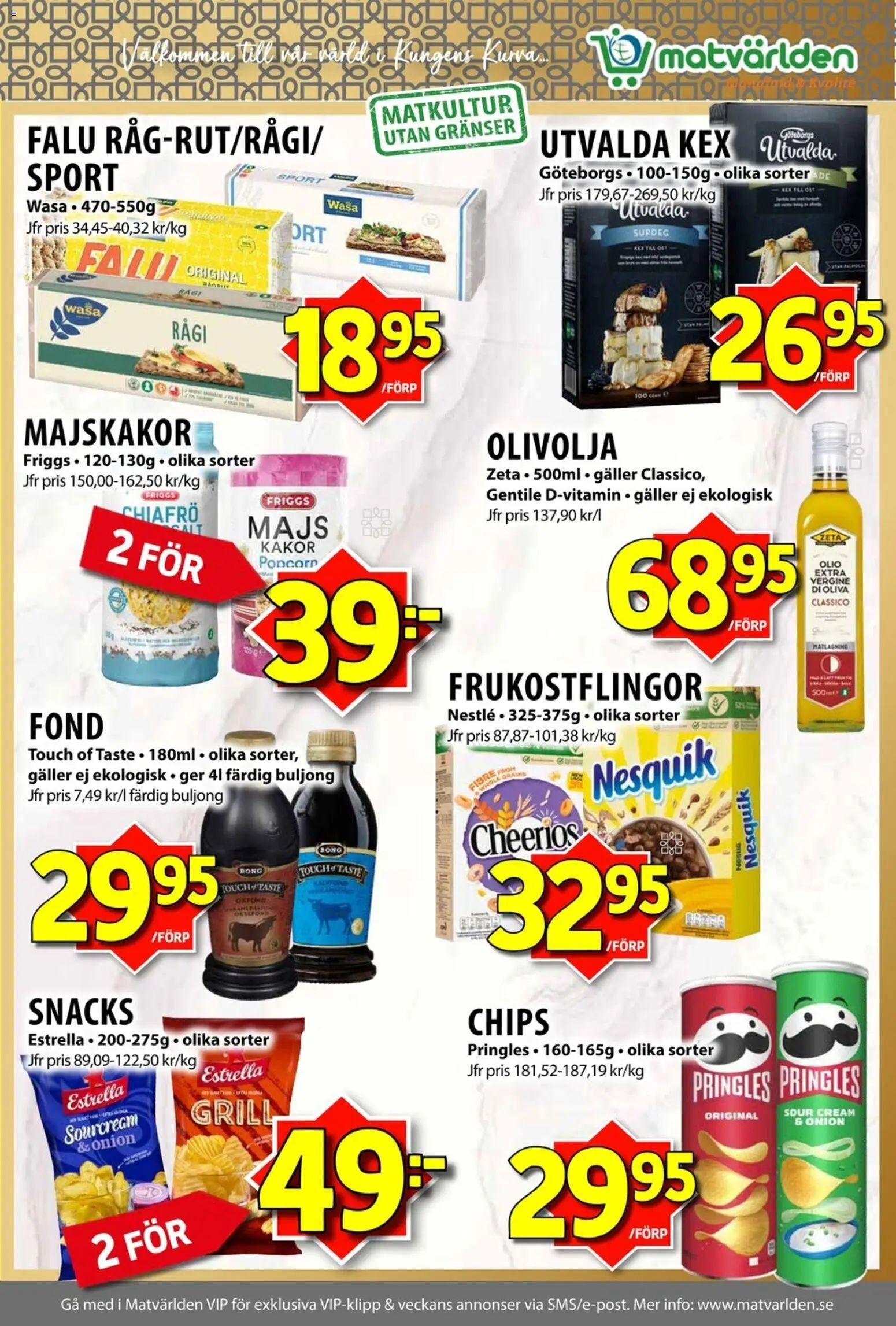 Matvärlden erbjudanden Reklamblad in Sverige