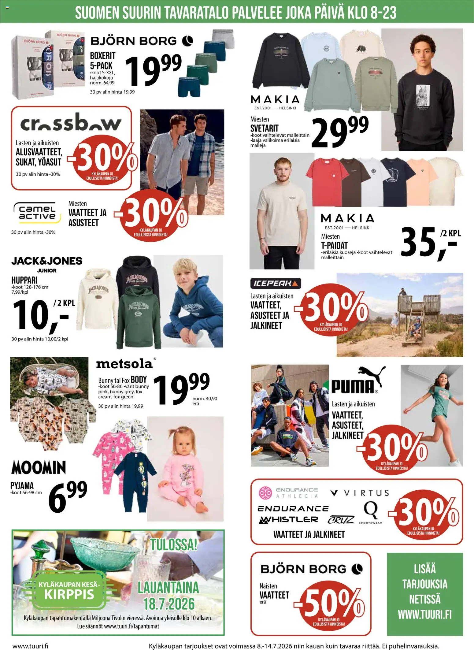 🛍️ Tuuri tarjoukset alkaen 08/07/2026 » Katso huipputarjoukset ja säästä jo tänään! 💰 | Suomi