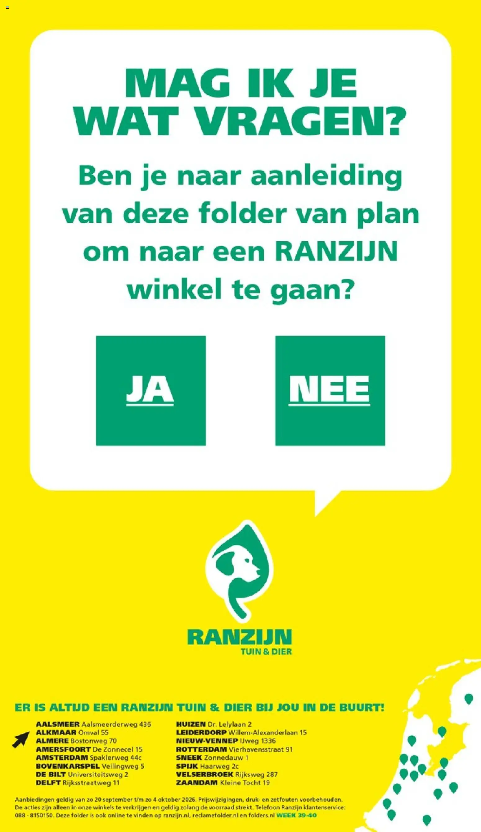 Ranzijn folder Folder in Nederland