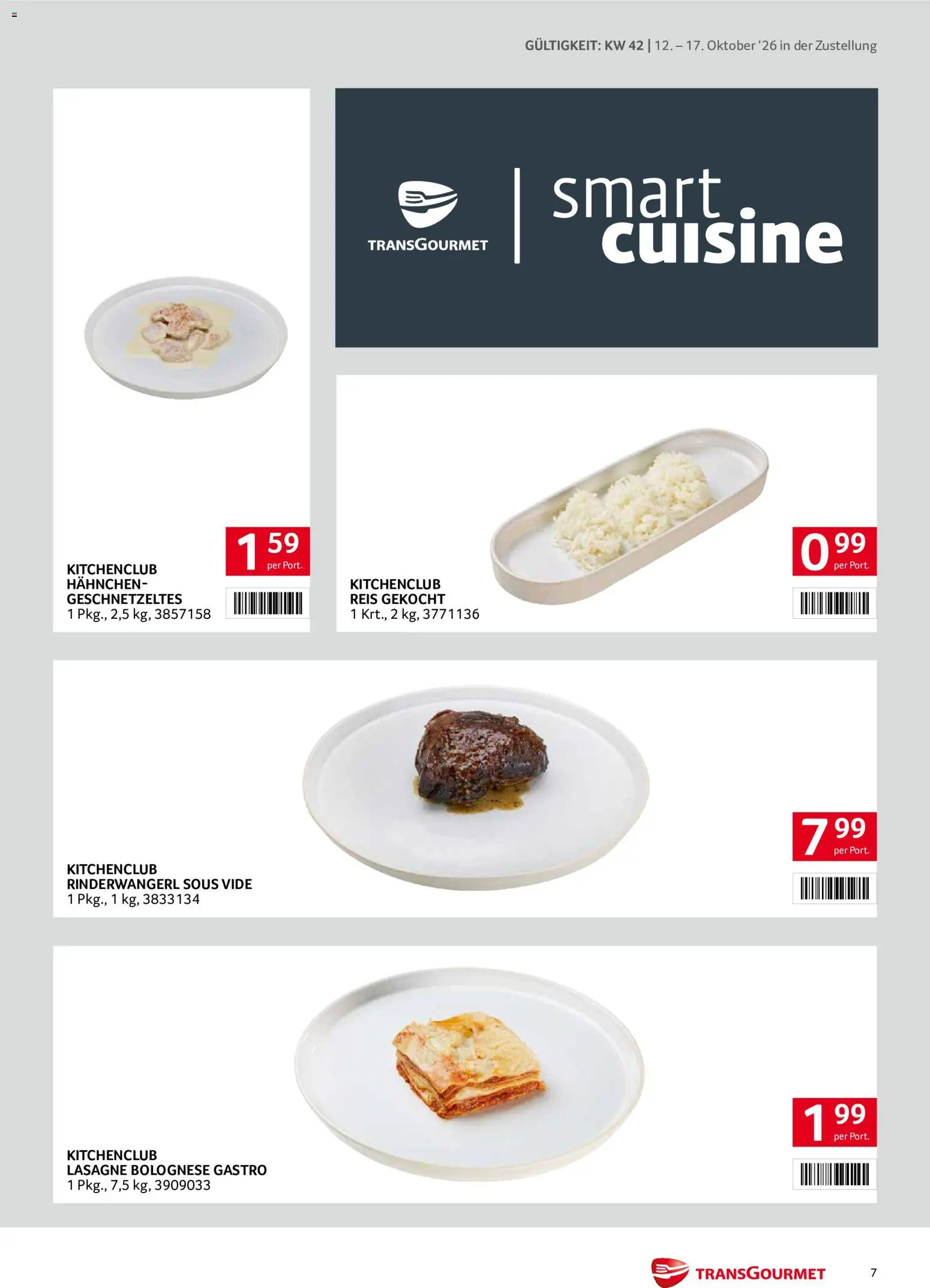 Transgourmet Flugblatt Flugblatt in Österreich