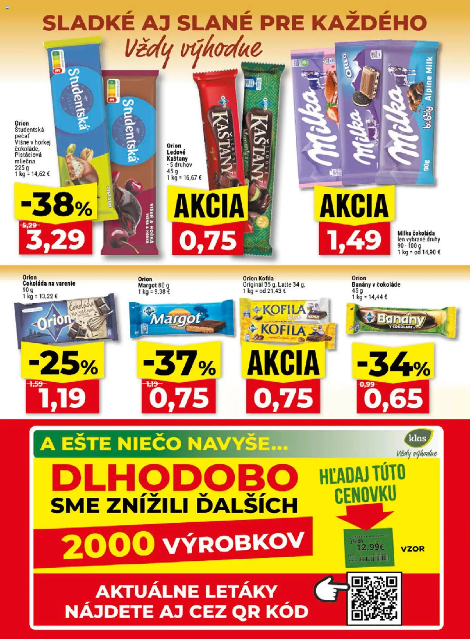 Klas leták Leták in Slovensko