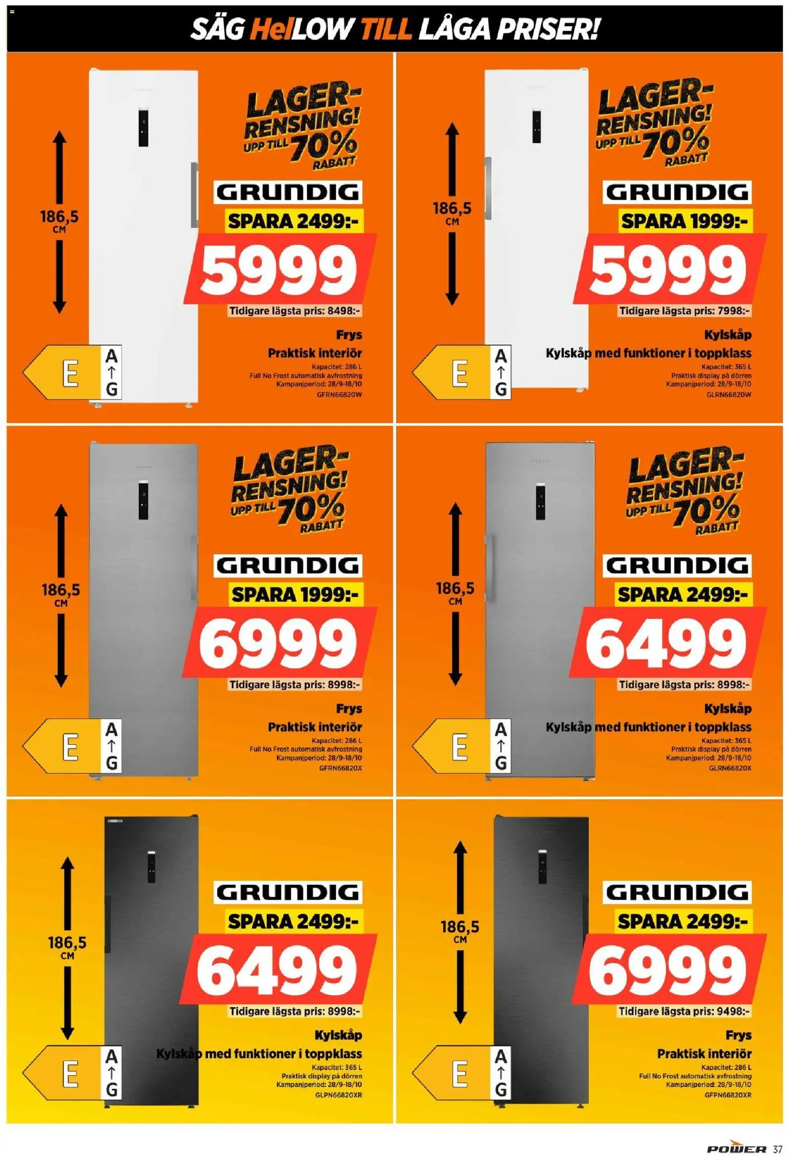 Power erbjudanden Reklamblad in Sverige