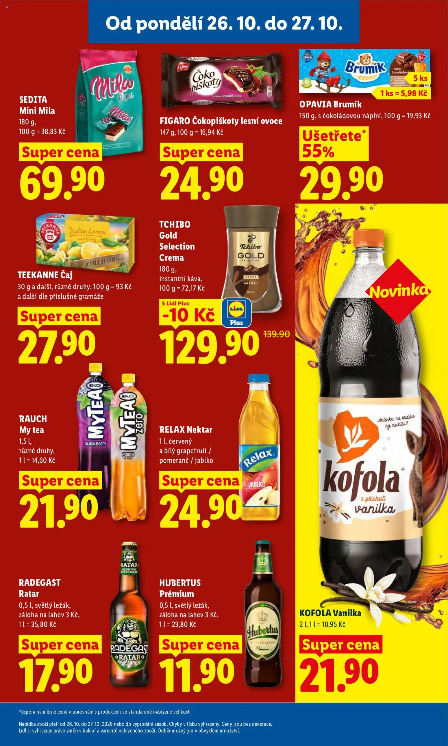 Lidl leták Leták in Česko