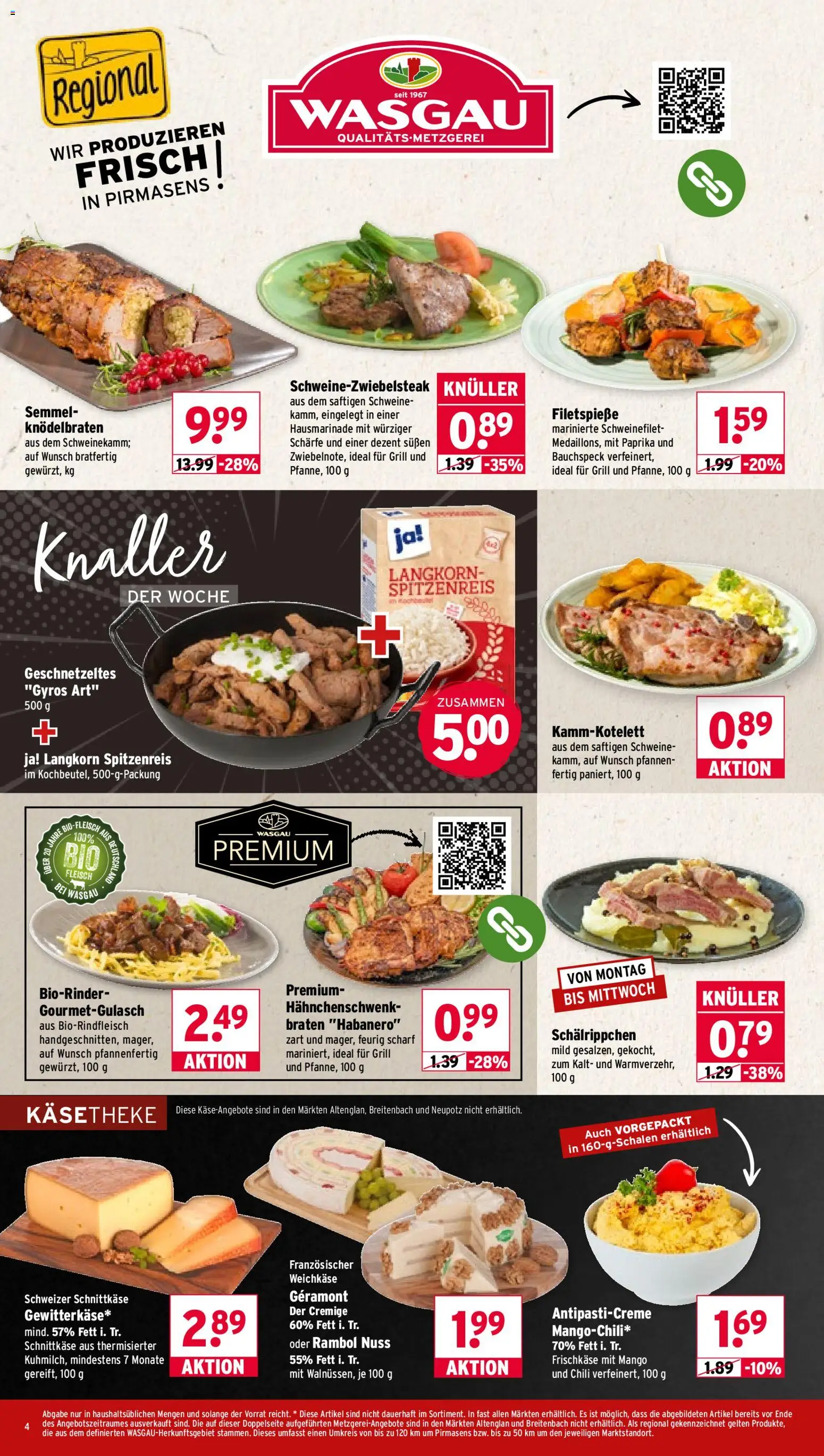 Wasgau Prospekt Prospekt in Deutschland