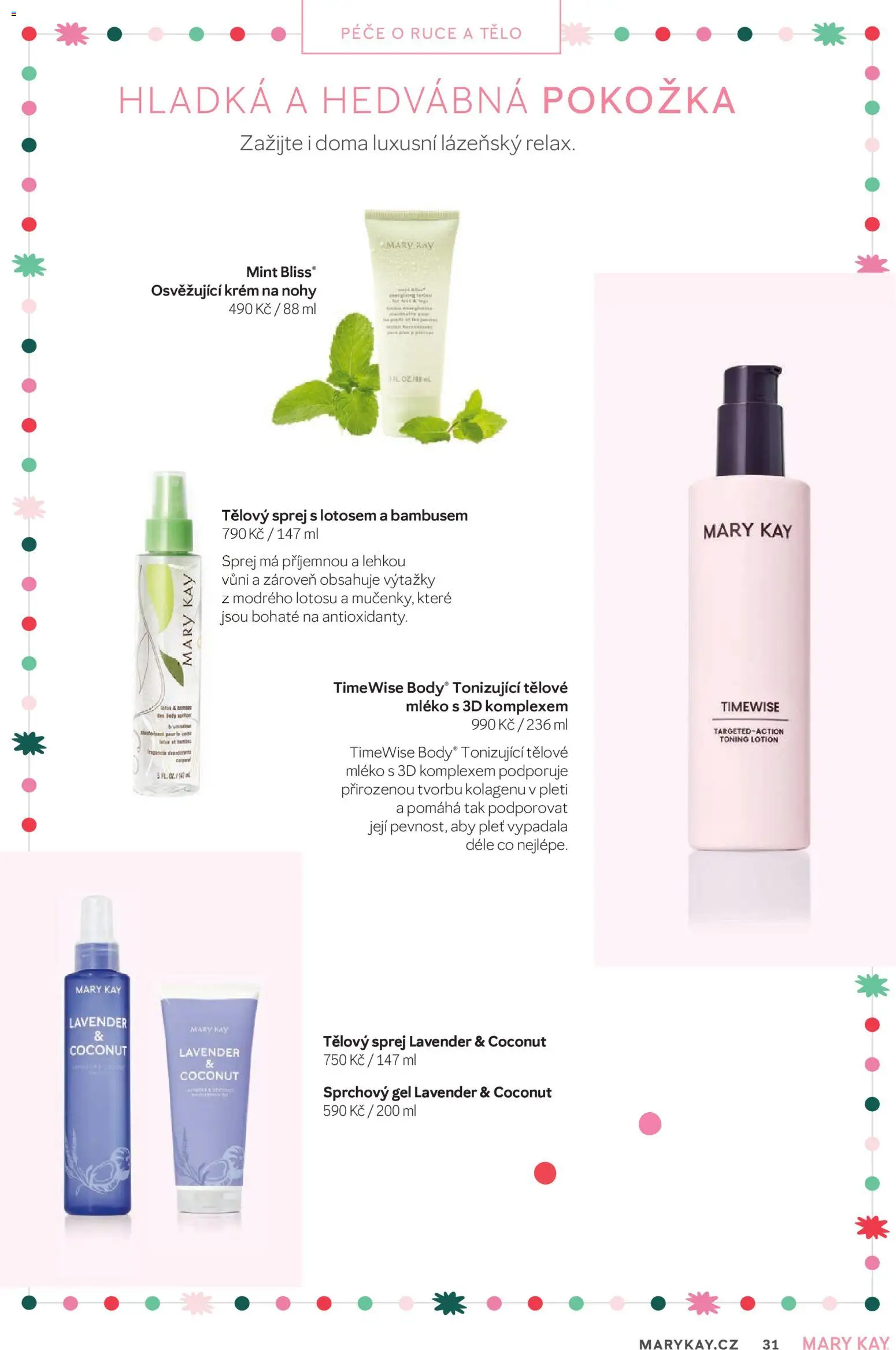 Mary Kay kniha o kráse Leták in Česko