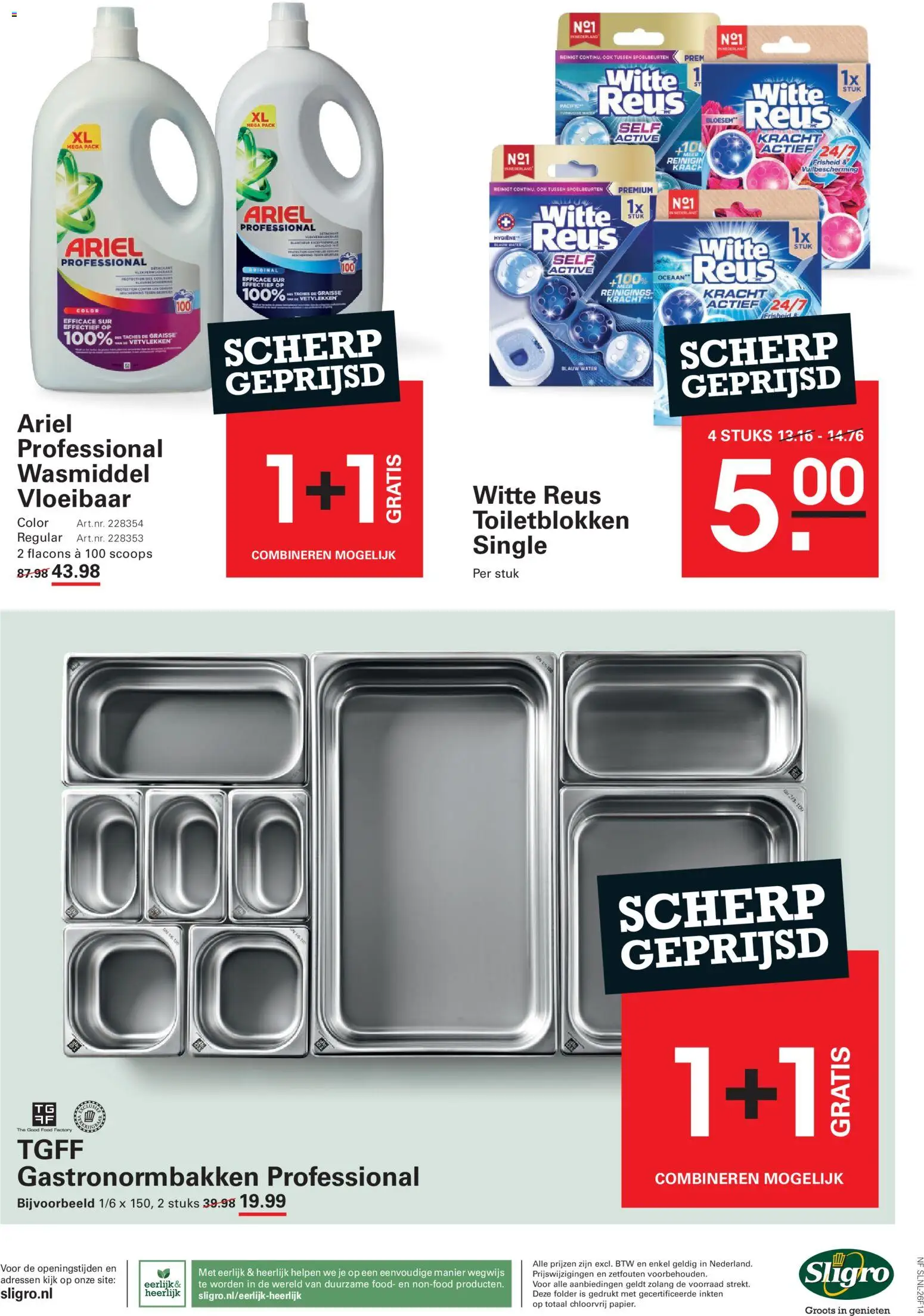 Sligro folder - Food Folder in Nederland