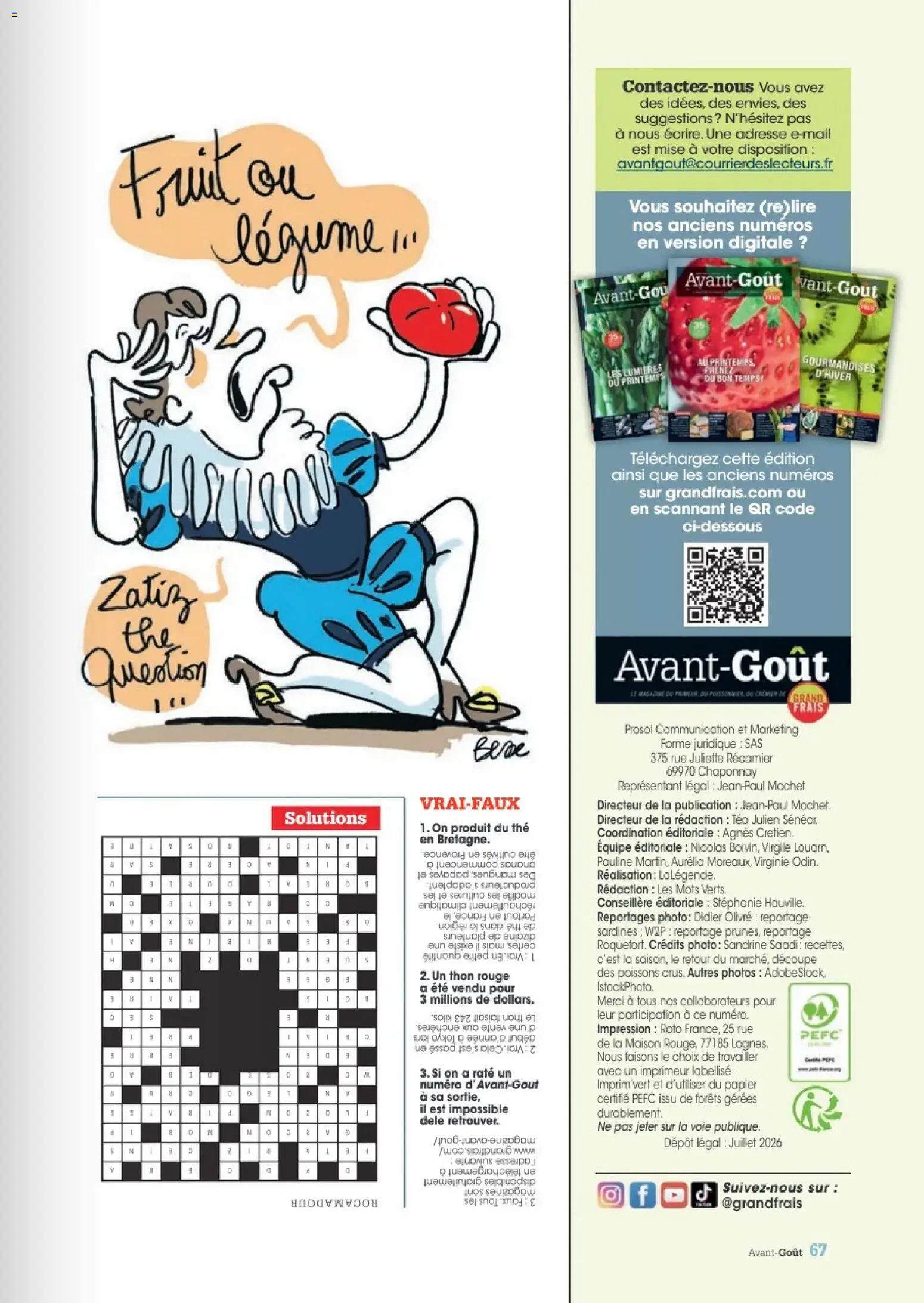 Grand Frais - Eté 2026 Catalogue in France