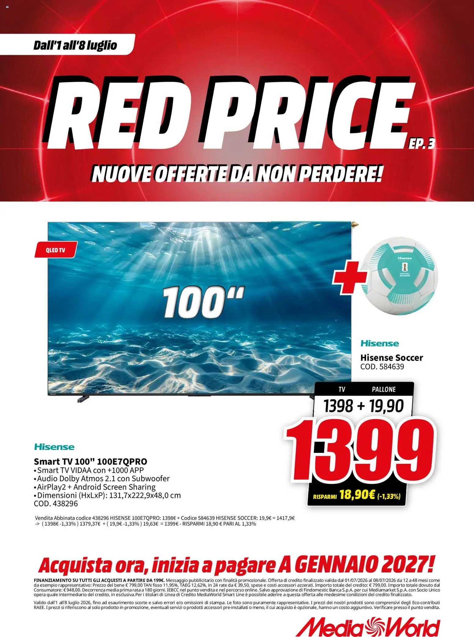 📣 Volantino Media World dal 📅 01/07/2026 - Scopri le offerte ora!🔥 | Italy