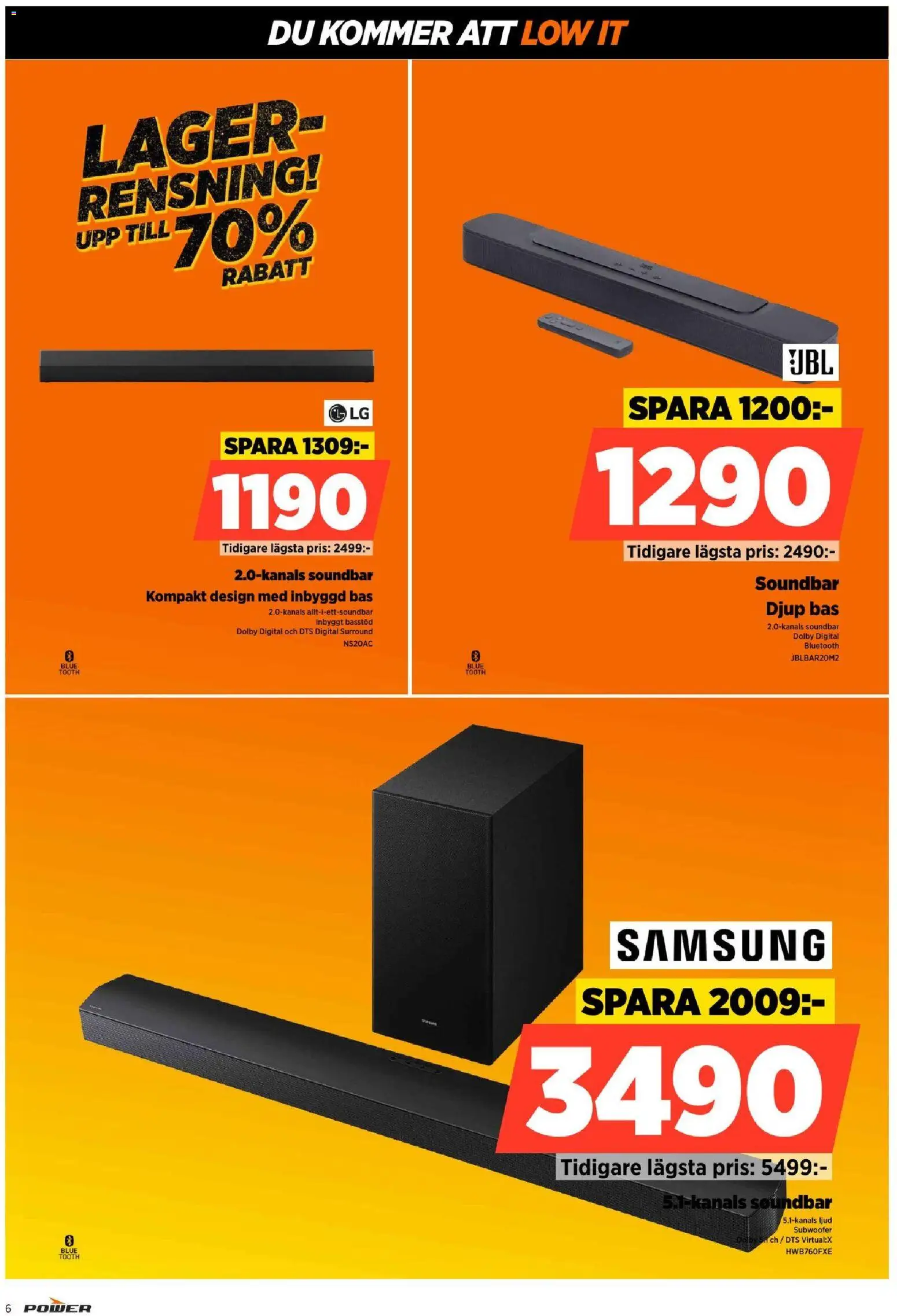 Power erbjudanden Reklamblad in Sverige