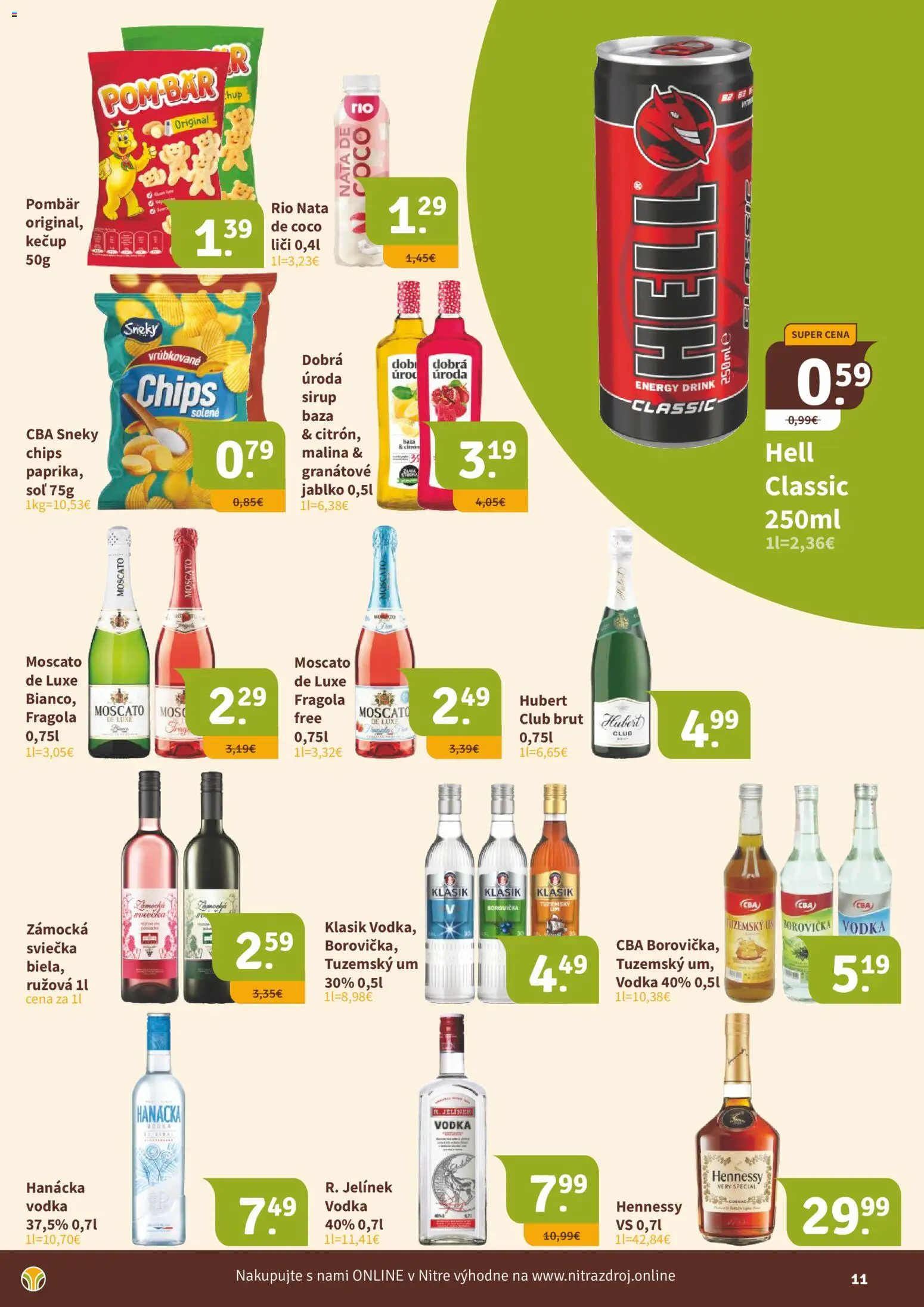 Nitrazdroj Leták Leták in Slovensko