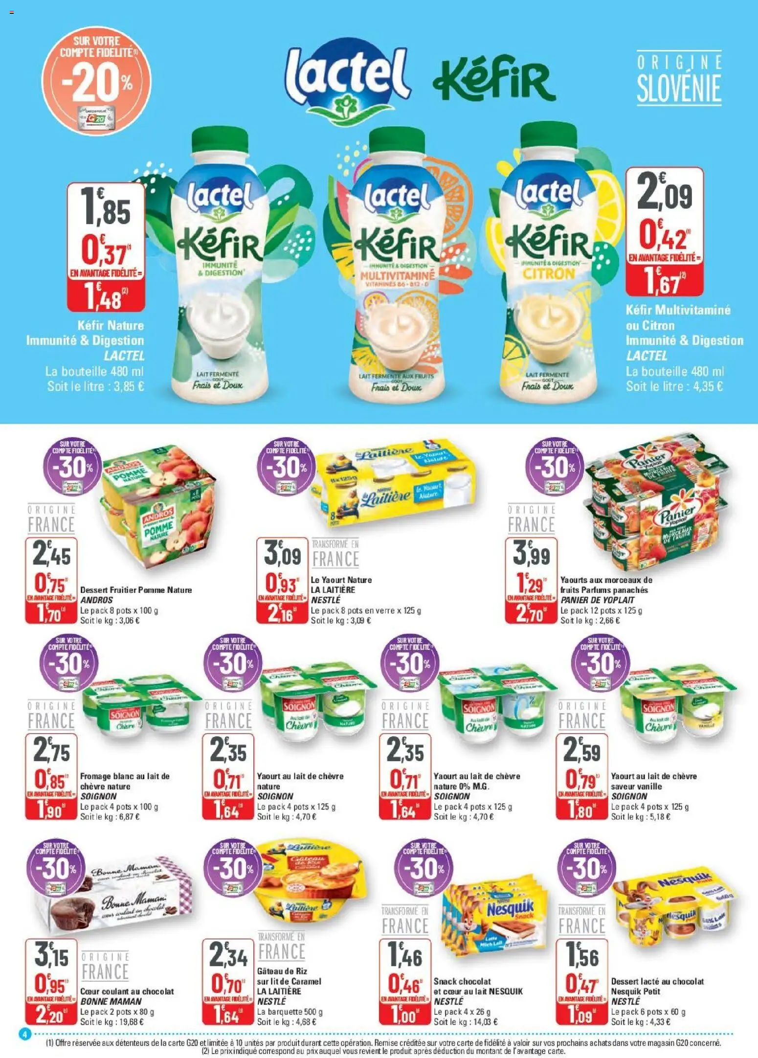 G20 Supermarchés catalogue Catalogue in France