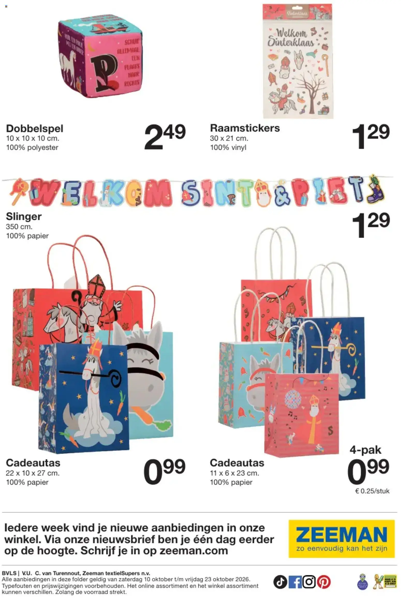 Zeeman folder Folder in België