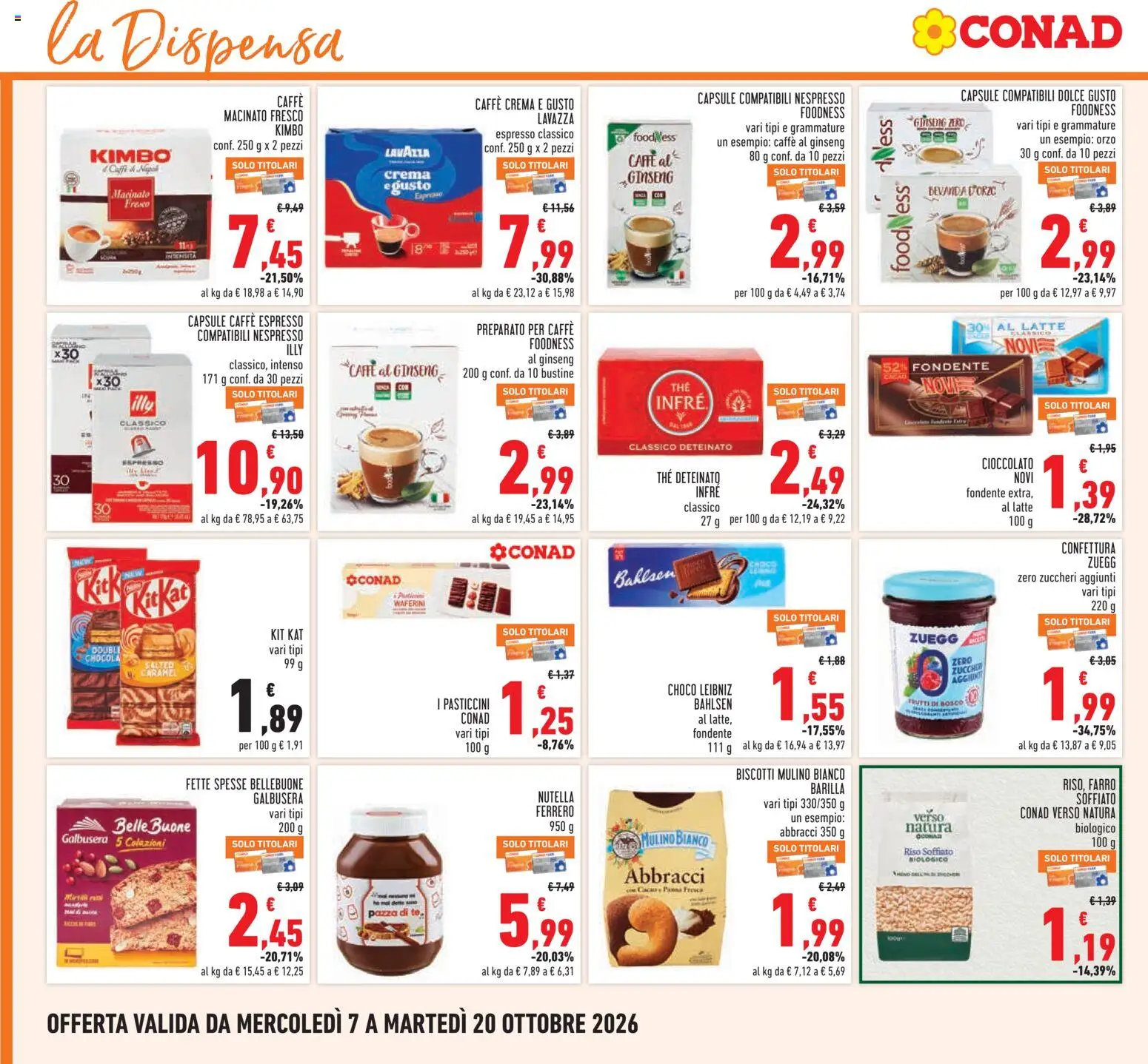 Conad volantino Volantino in Italy