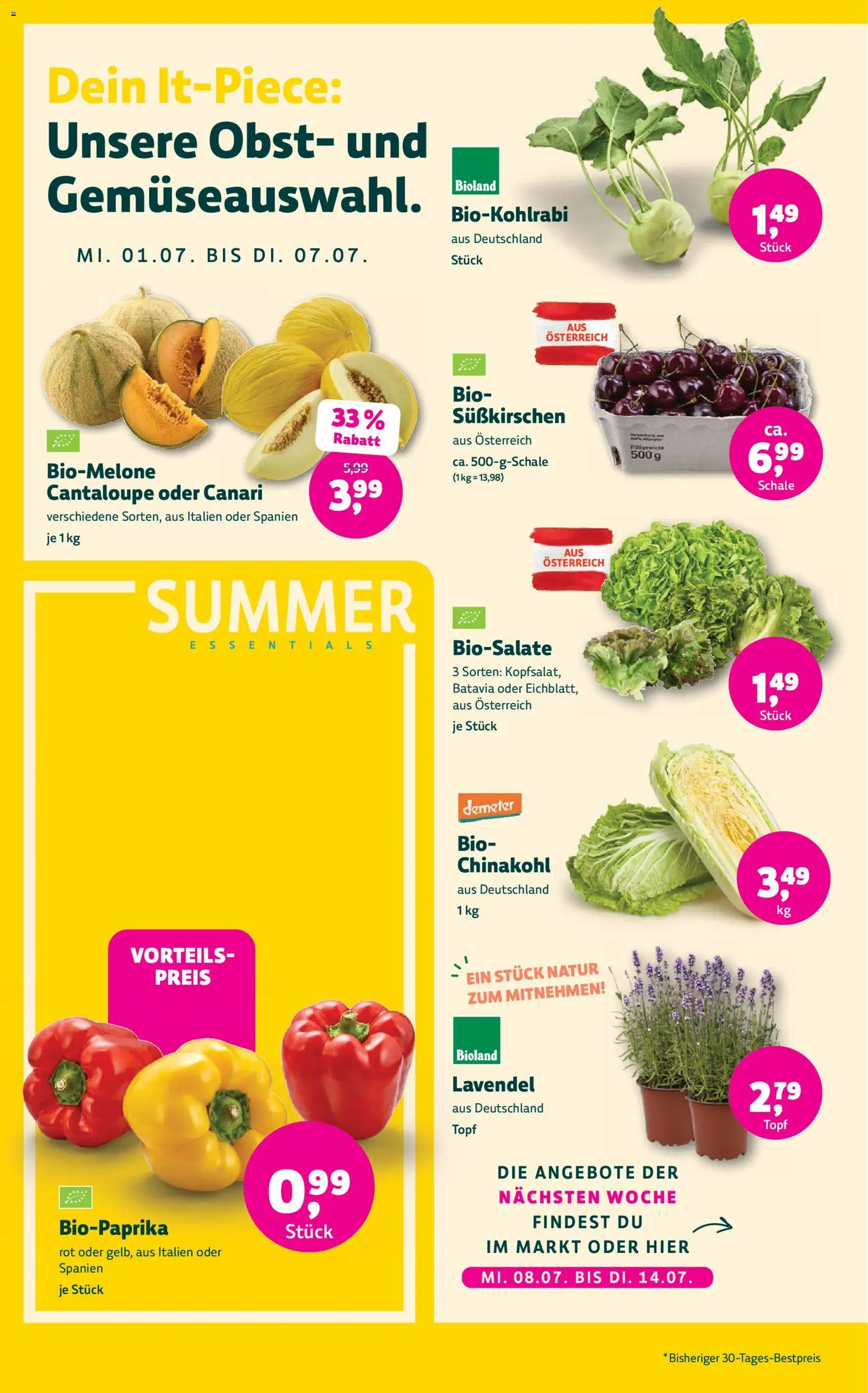Die besten Angebote | Denns BioMarkt Angebote ab 01.07.2026 | - Jetzt stöbern! | Österreich