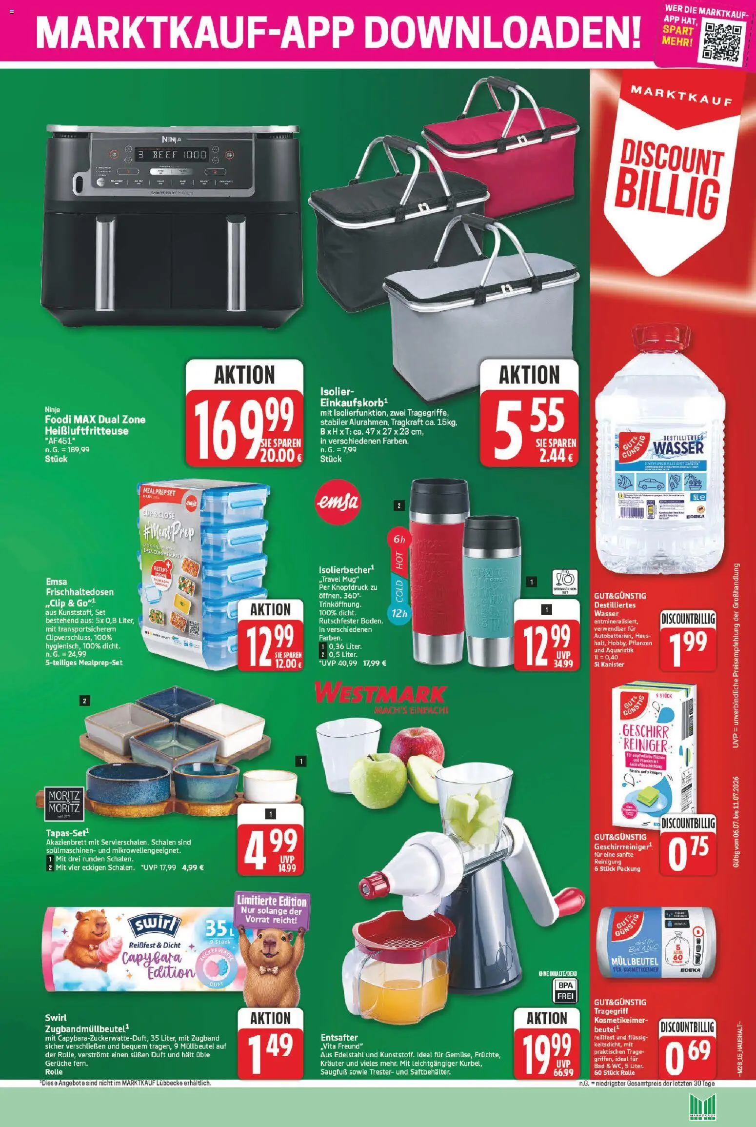 Marktkauf Prospekt | 06.07.2026 | Wie erhält man einen begrenzten Rabatt? | Deutschland