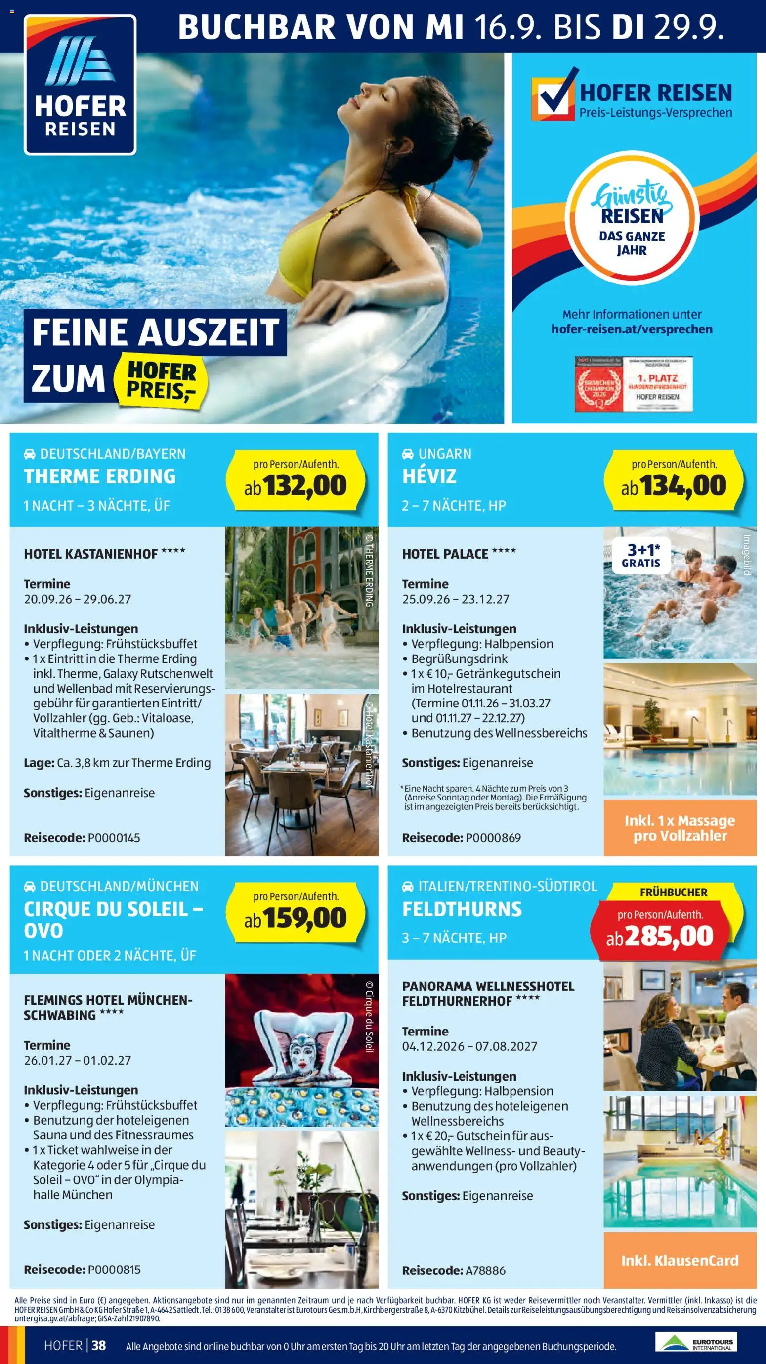 Hofer Flugblatt Flugblatt in Österreich