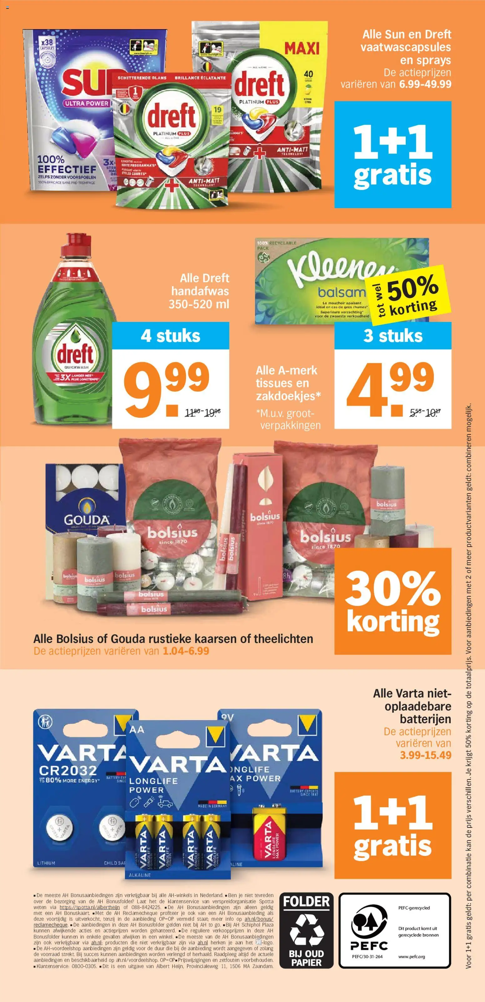 Albert Heijn folder Folder in Nederland