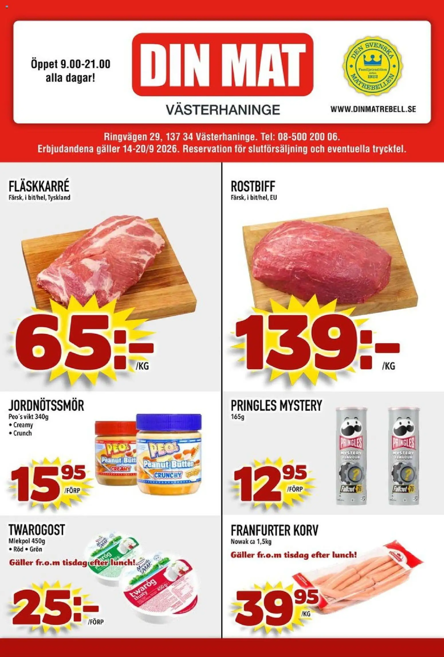 Din Mat erbjudanden Reklamblad in Sverige