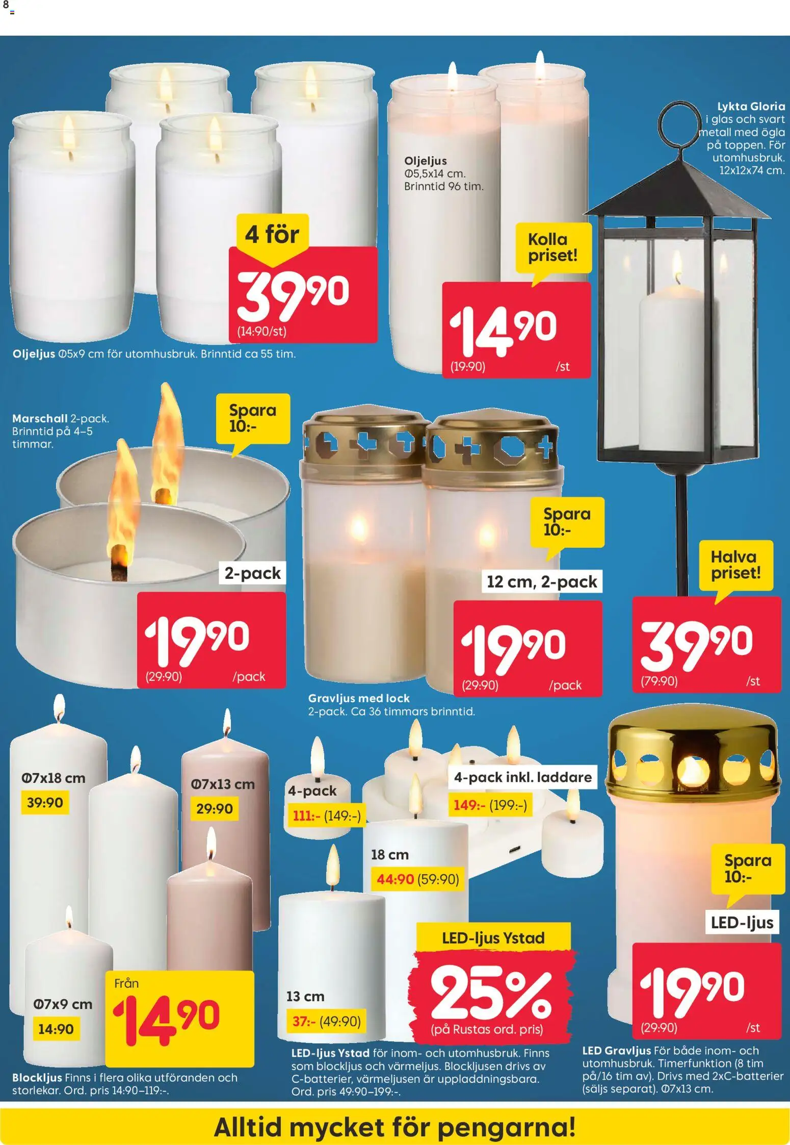 Rusta erbjudanden Reklamblad in Sverige