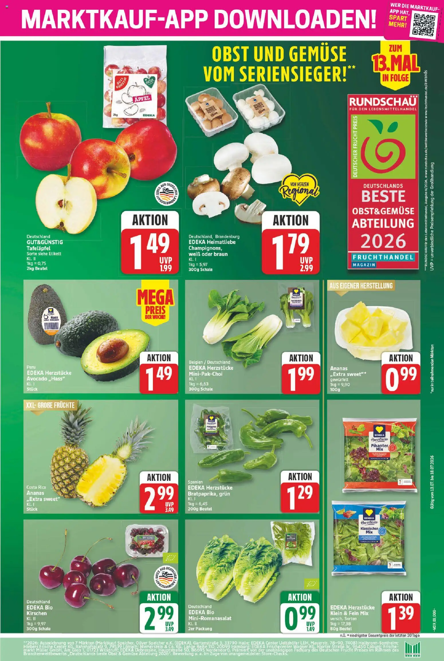 Marktkauf Prospekt | 13.07.2026 | Wie erhält man einen begrenzten Rabatt? | Deutschland