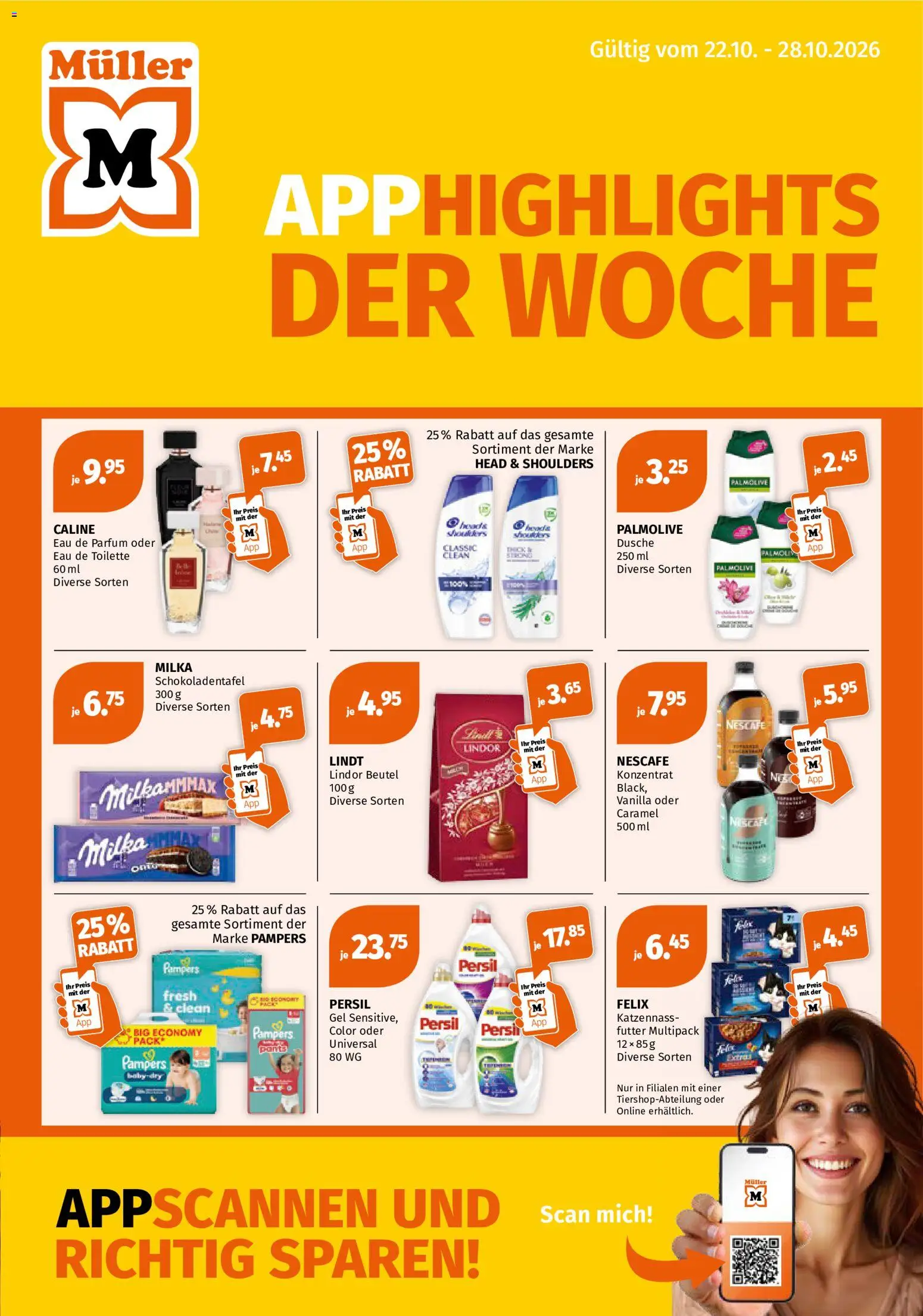 Müller aktionen App Highlights der Woche Prospekt in Schweiz