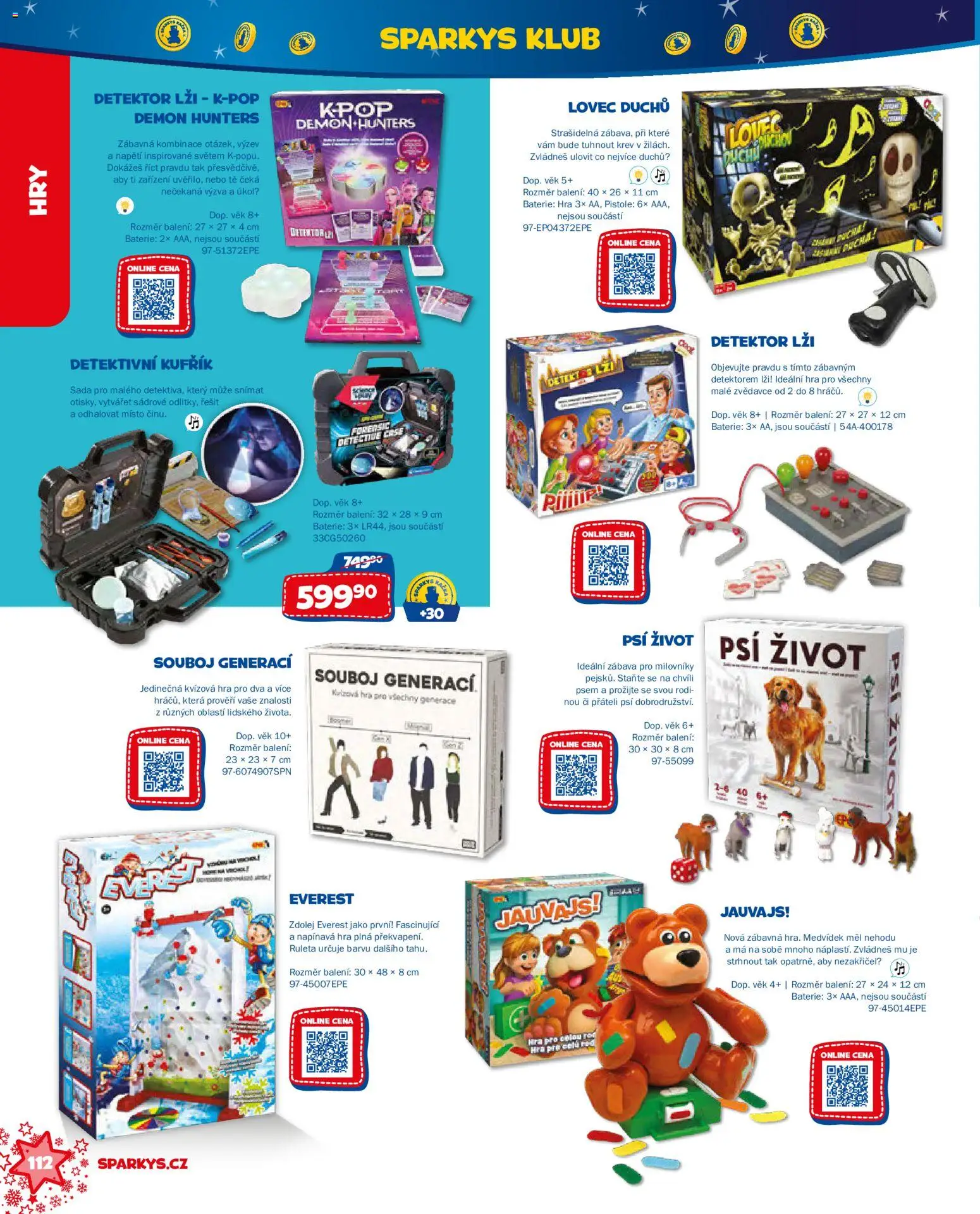 Sparkys katalog Vánoce 2026 Leták in Česko