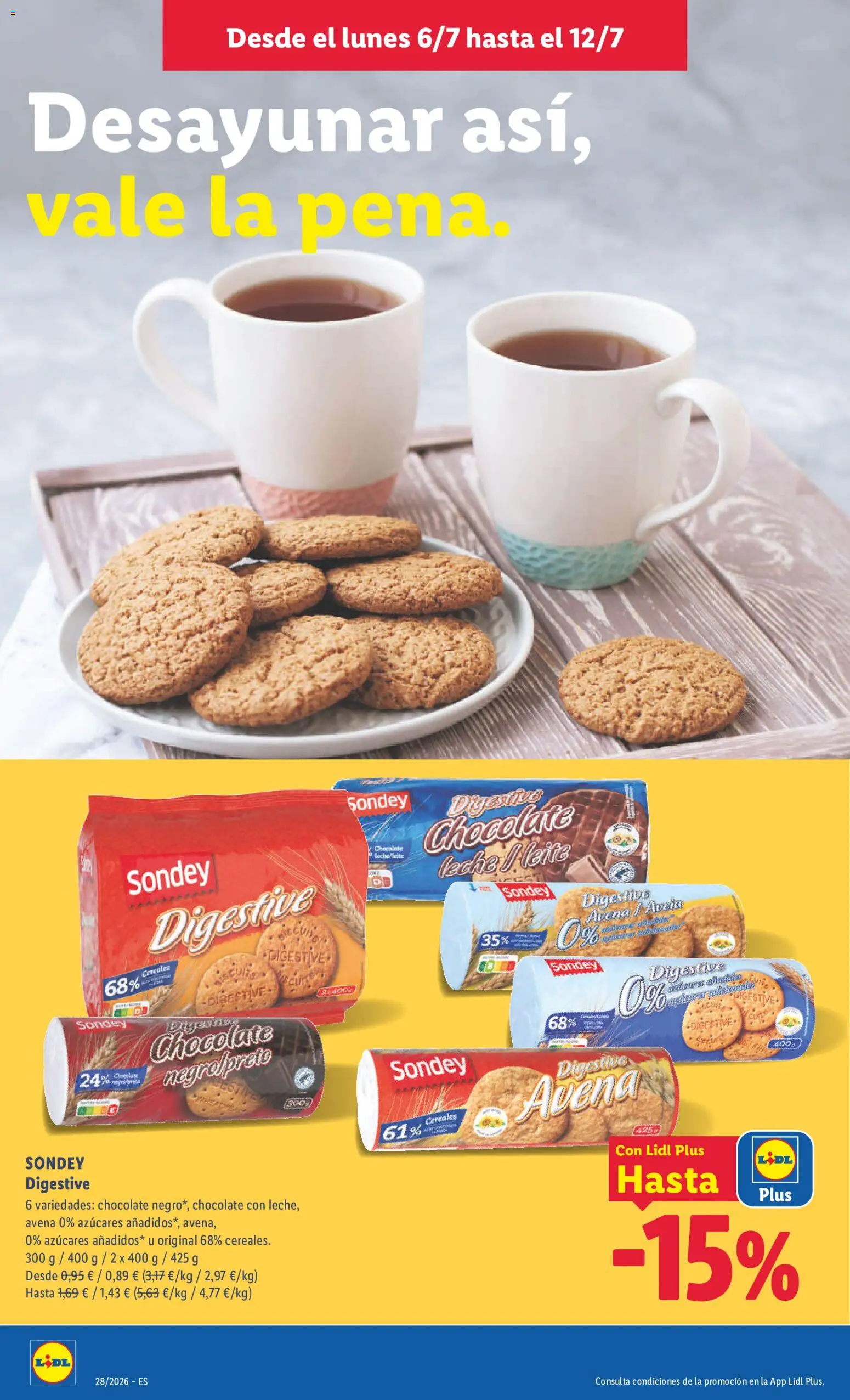 Lidl folleto desde 06/07/2026 | ¿Cómo obtener un descuento limitado? ¡Ahorra hoy mismo! | España