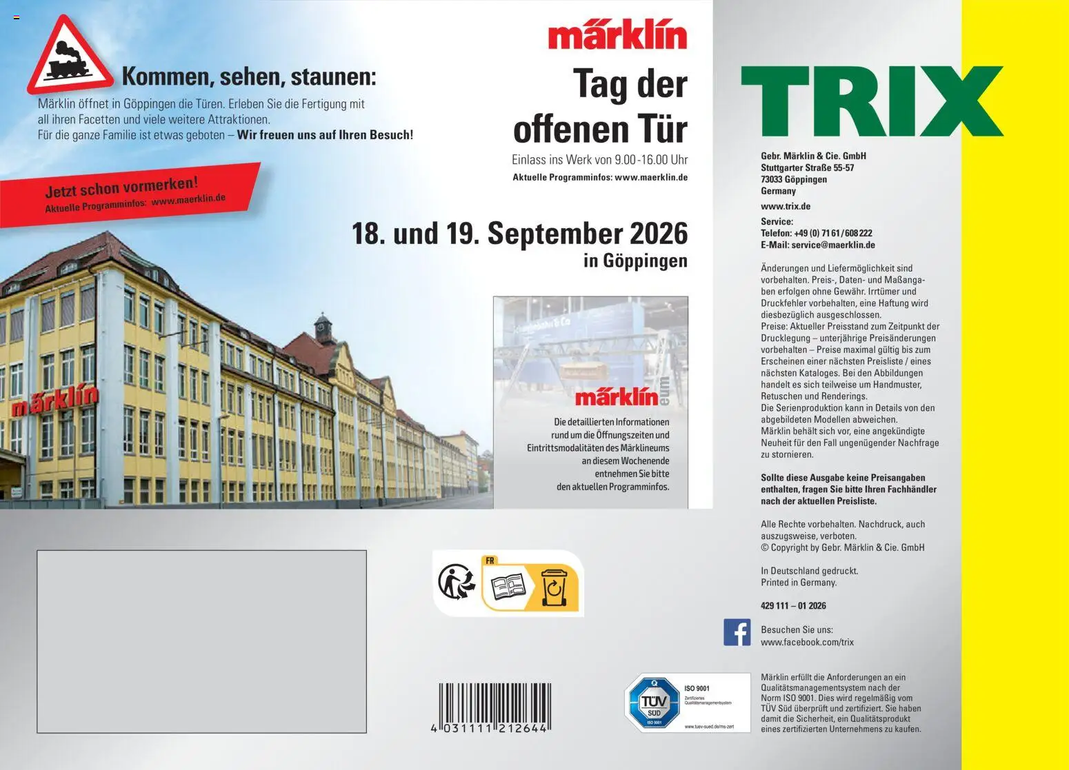 Conrad Trix Katalog Prospekt in Deutschland