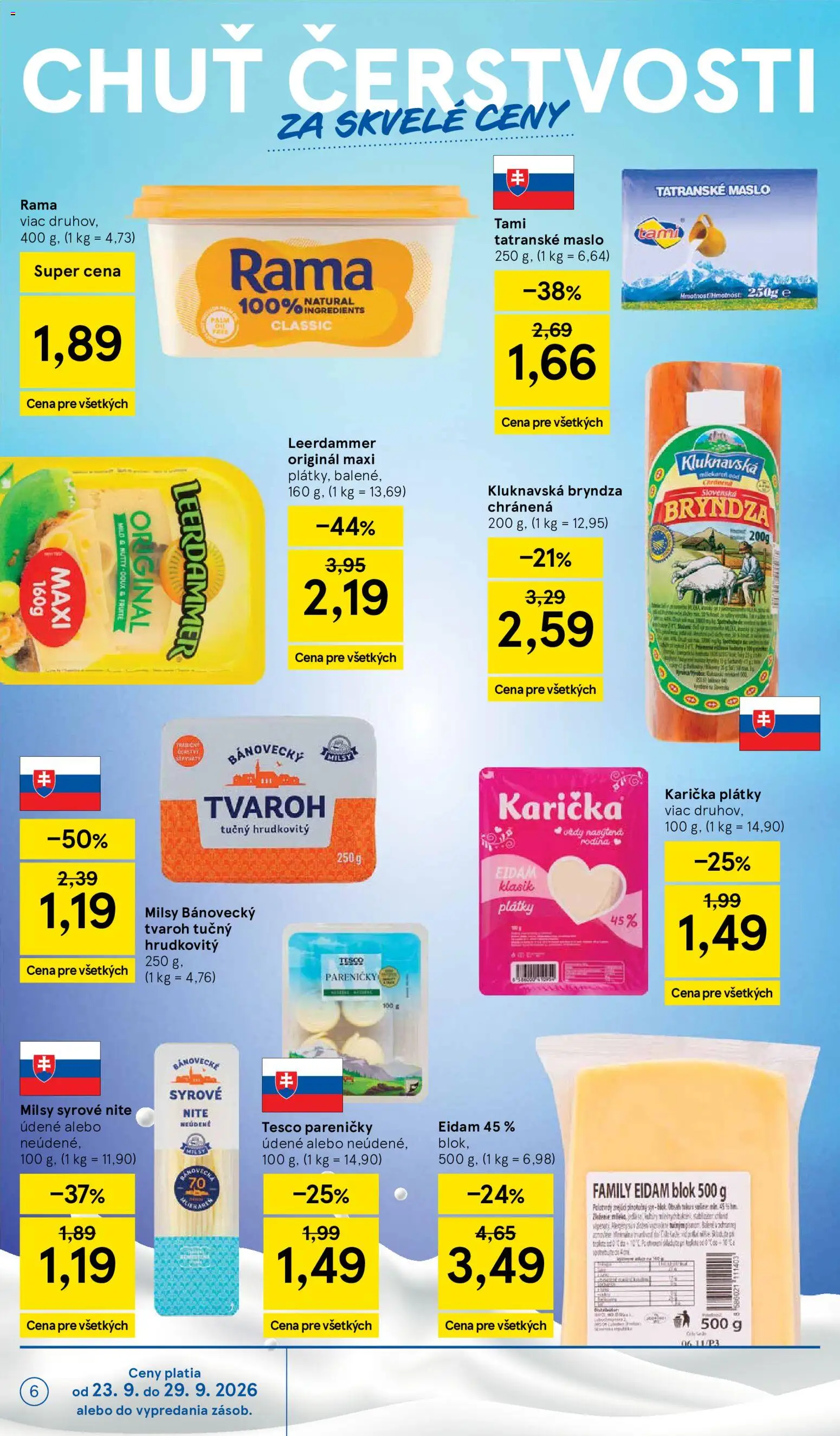 Tesco Hypermarket - leták Leták in Slovensko