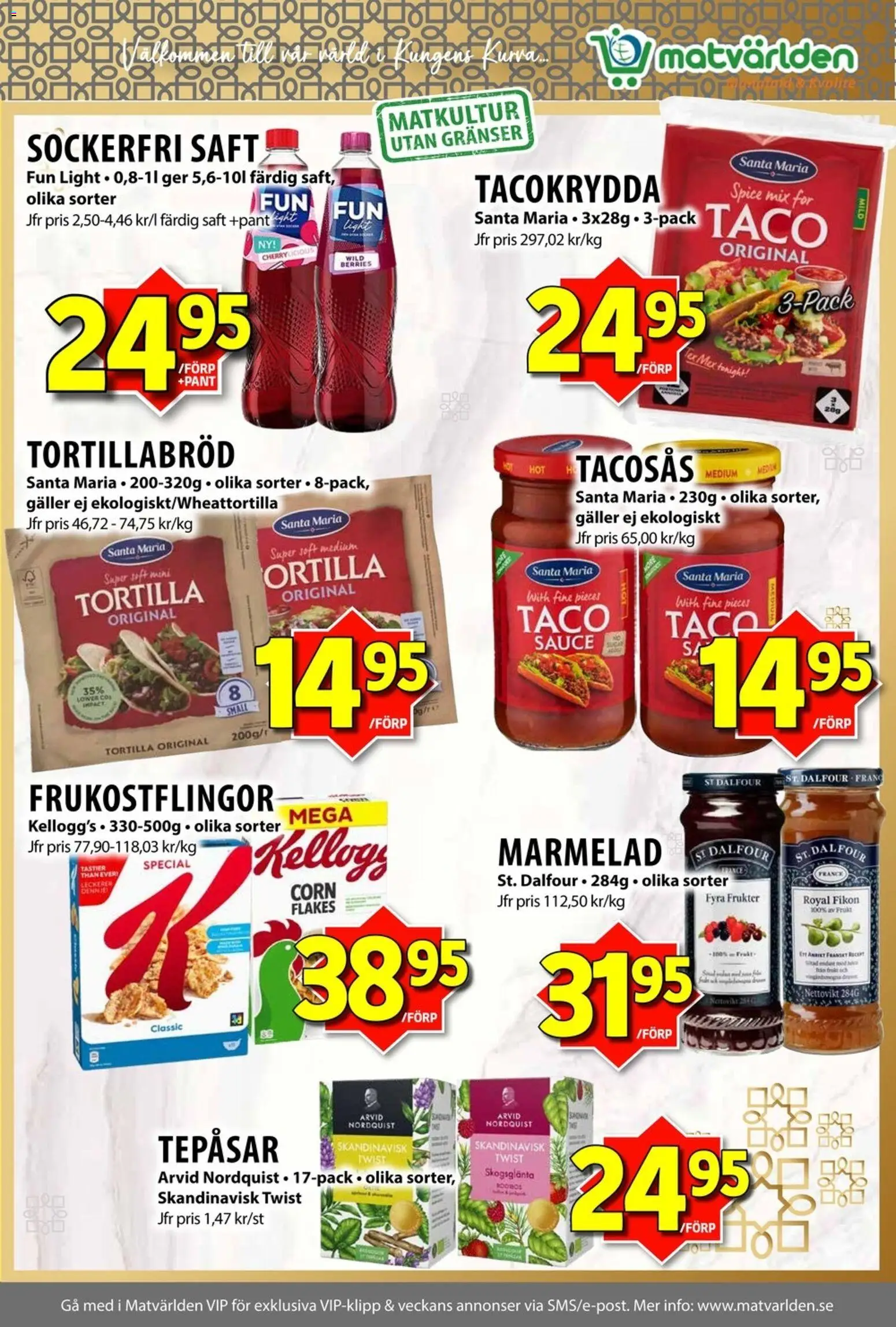 Matvärlden erbjudanden Reklamblad in Sverige