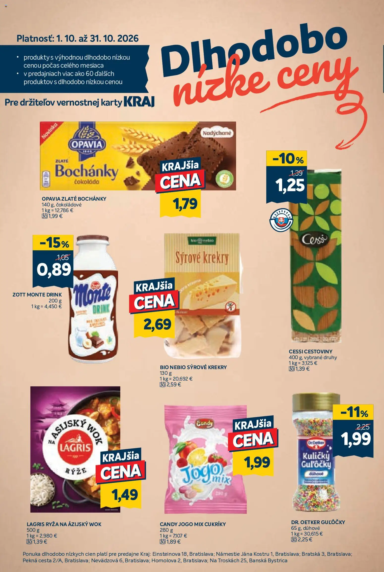 Kraj leták Leták in Slovensko