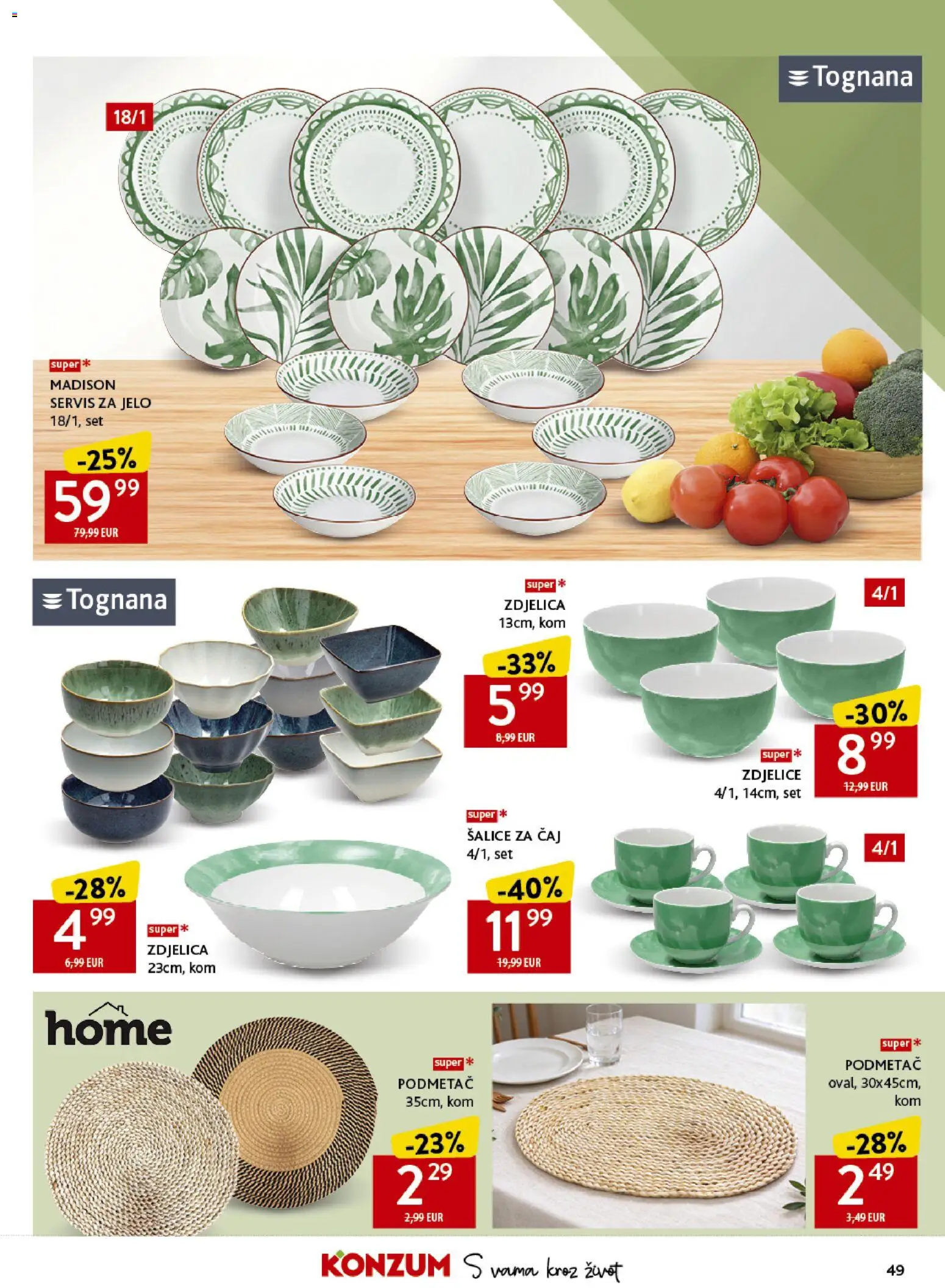 Konzum HR akciós újság Akciós újság in Magyarország
