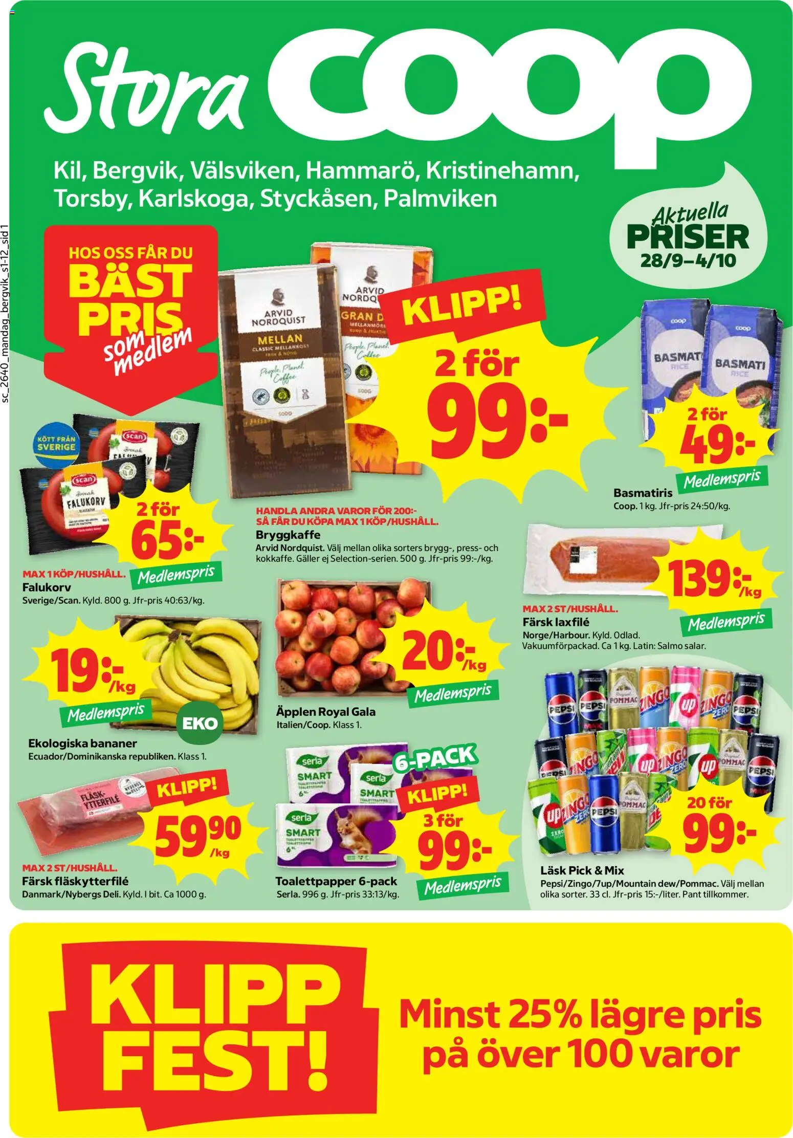 Stora Coop erbjudanden Reklamblad in Sverige