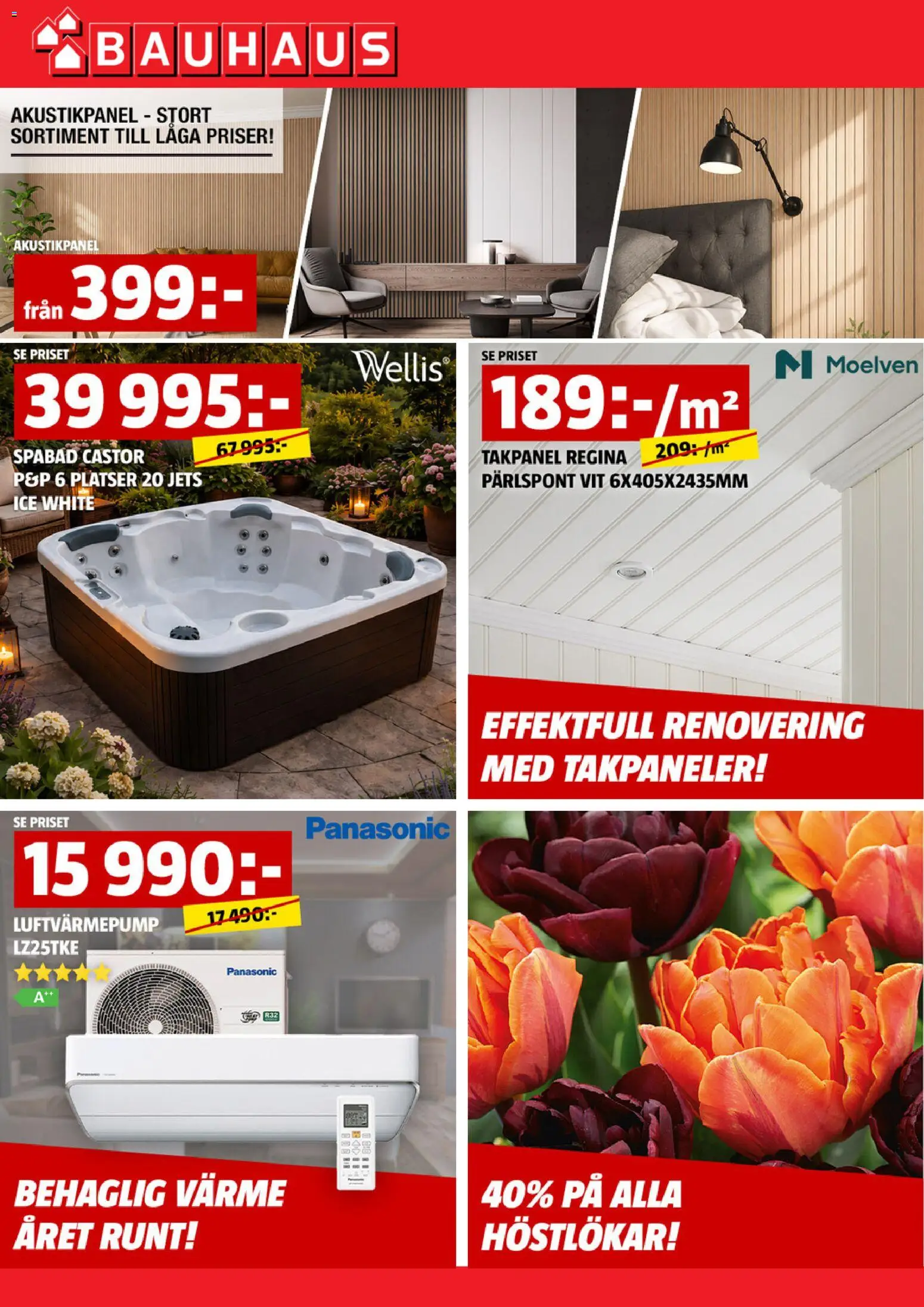 Bauhaus erbjudanden Reklamblad in Sverige