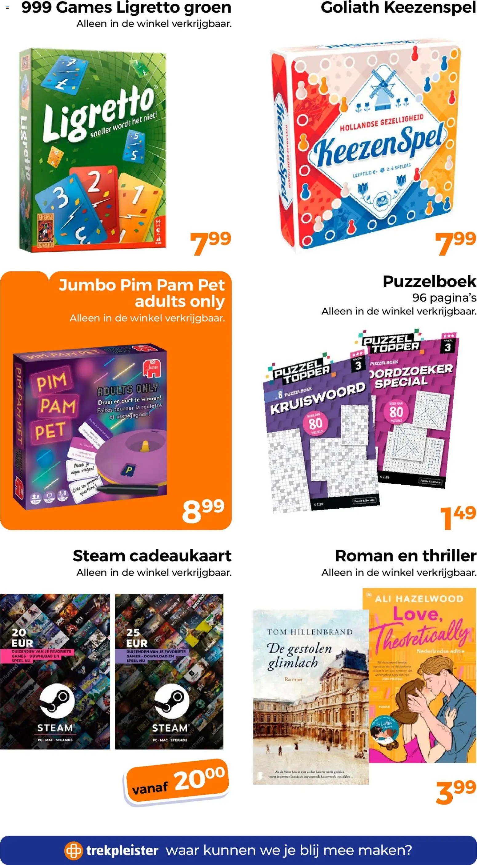 Trekpleister folder Folder in Nederland