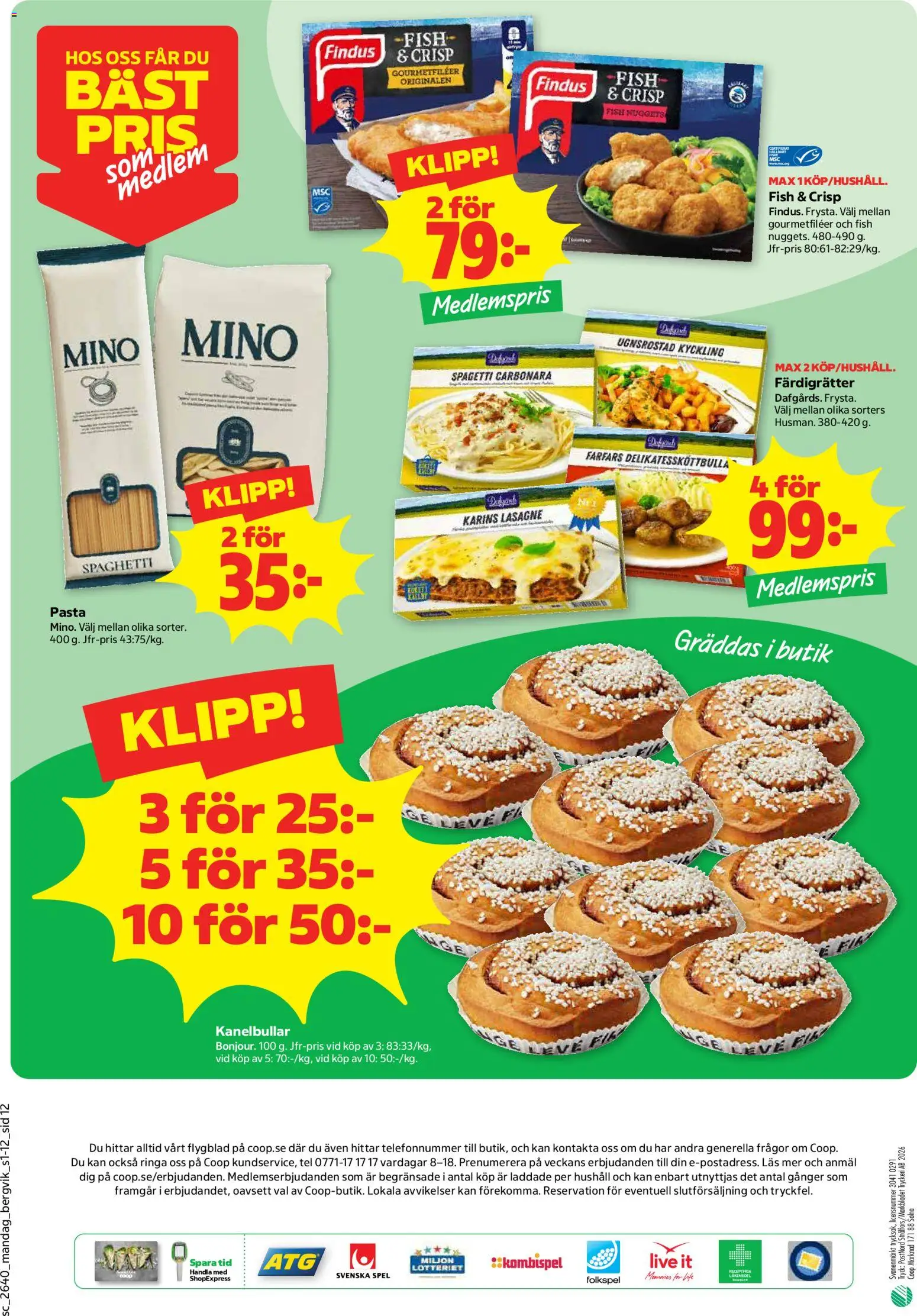 Stora Coop erbjudanden Reklamblad in Sverige