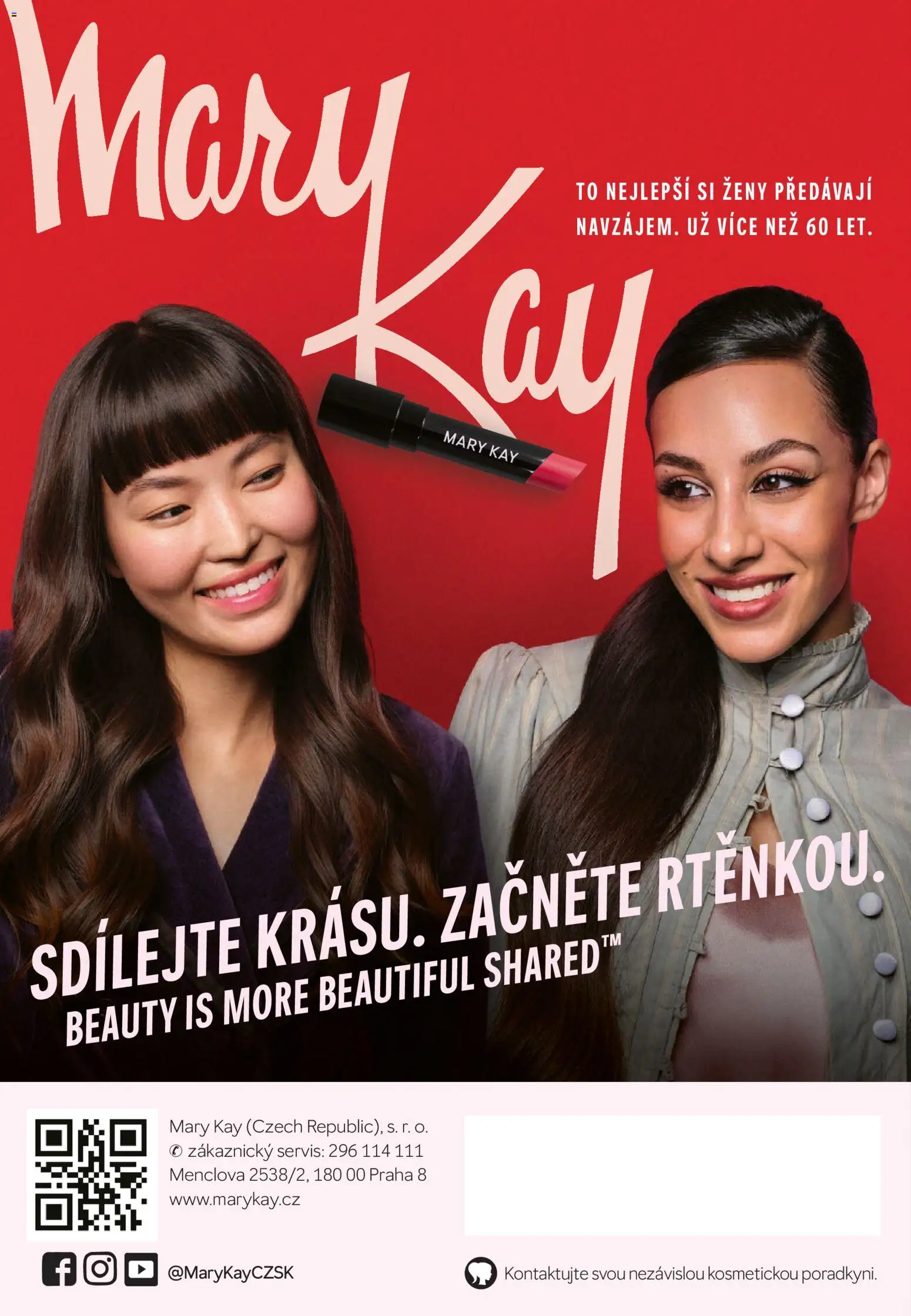 Mary Kay kniha o kráse Leták in Česko