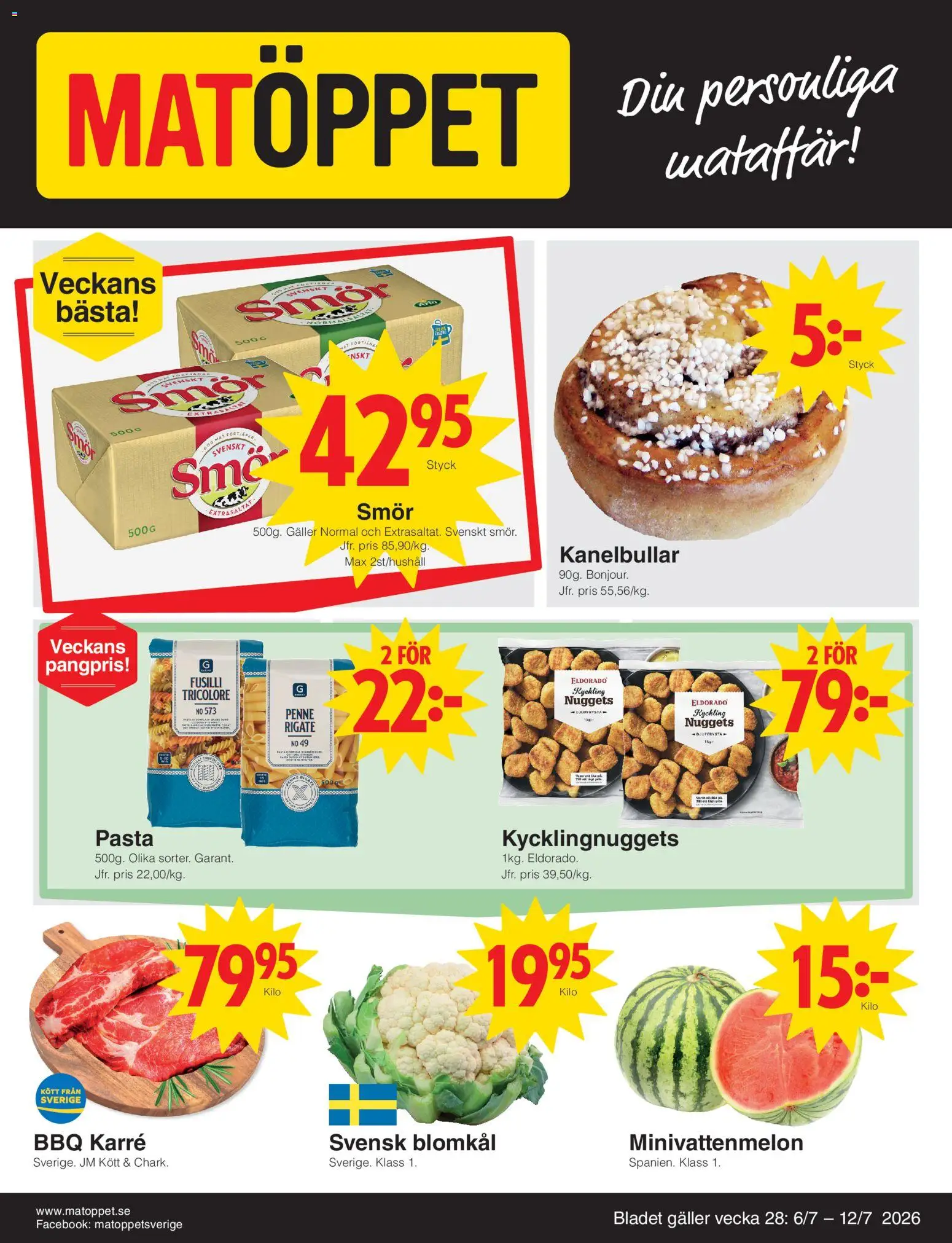Nuvarande Matöppet erbjudanden från 📣 06/07/2026 - 12/07/2026 📣 | Sverige