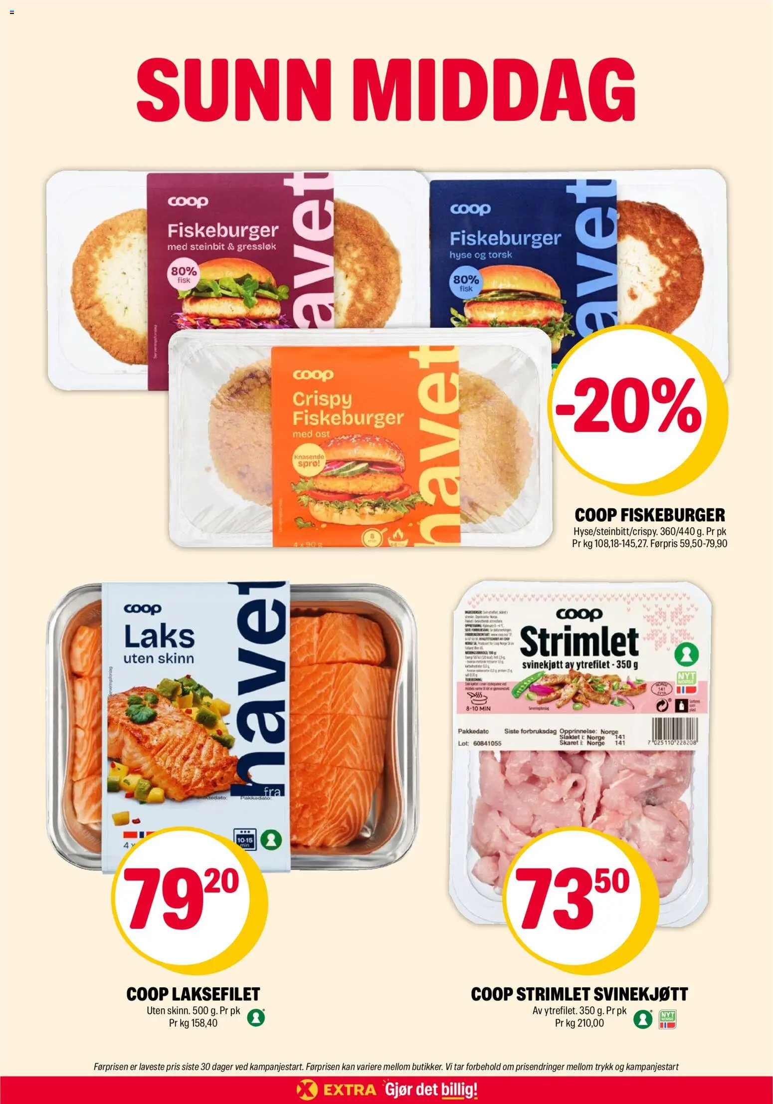 Coop Extra kundeavis Kundeavis in Norge
