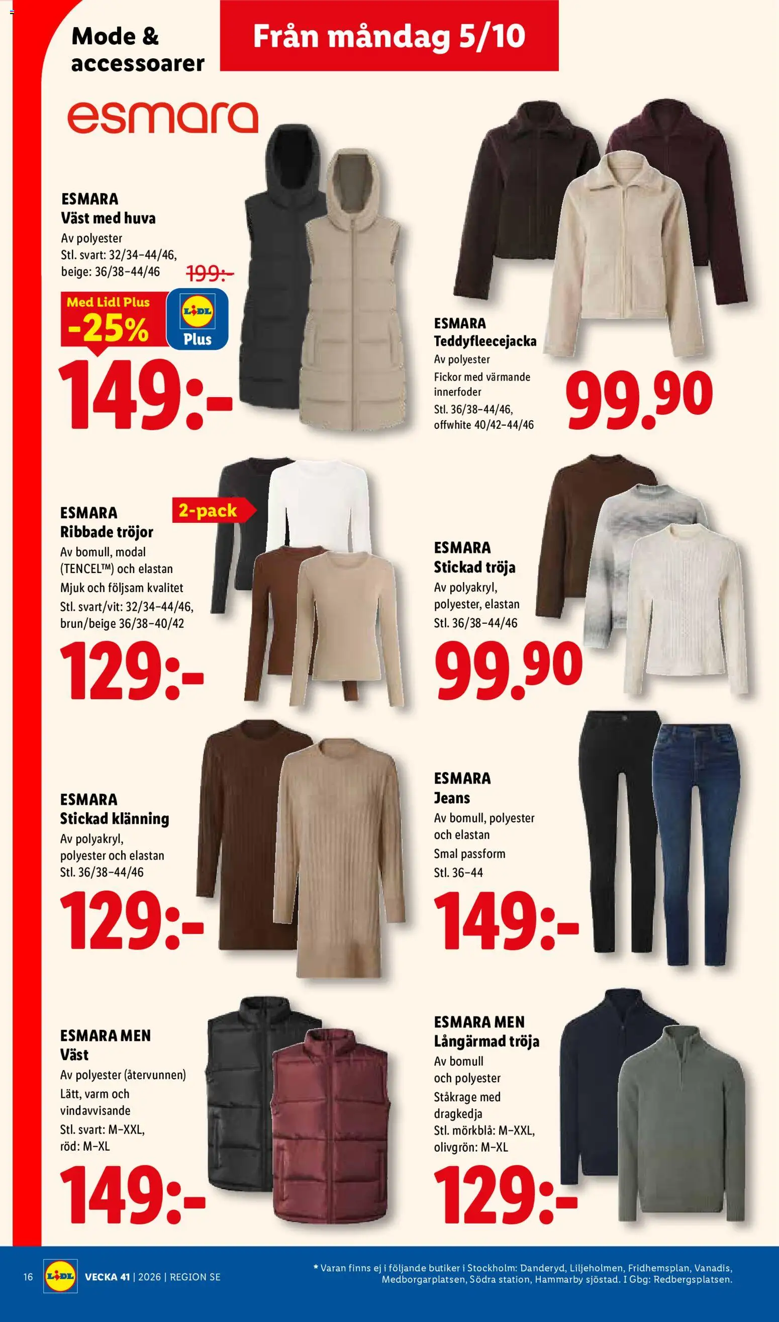 Lidl erbjudanden Reklamblad in Sverige