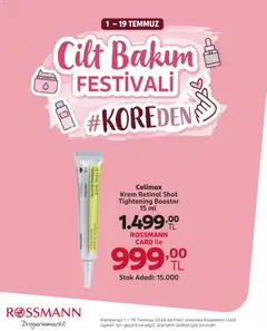 Rossmann Rossmann - Cilt Bakım Festivali